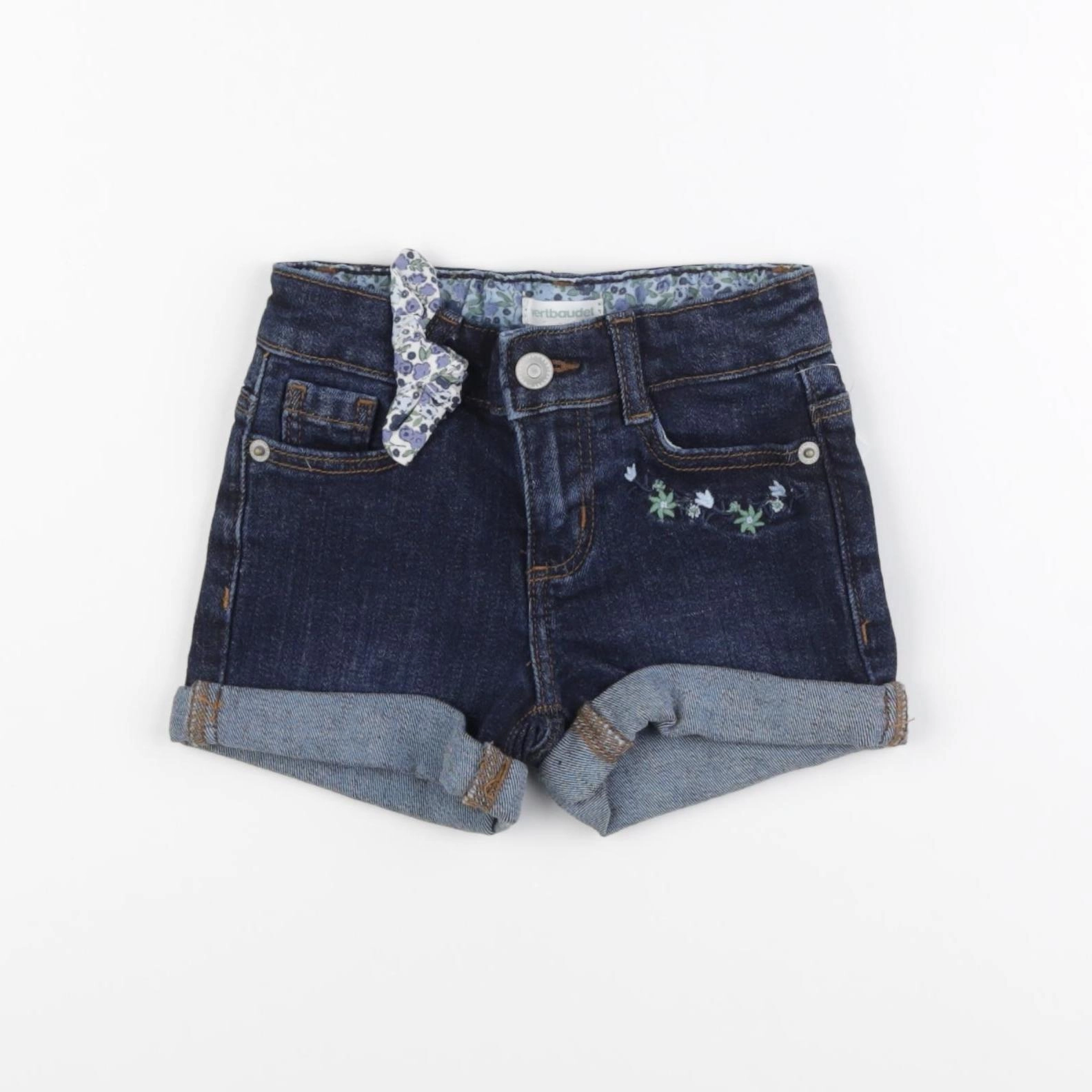 Vertbaudet - short bleu - 3 ans
