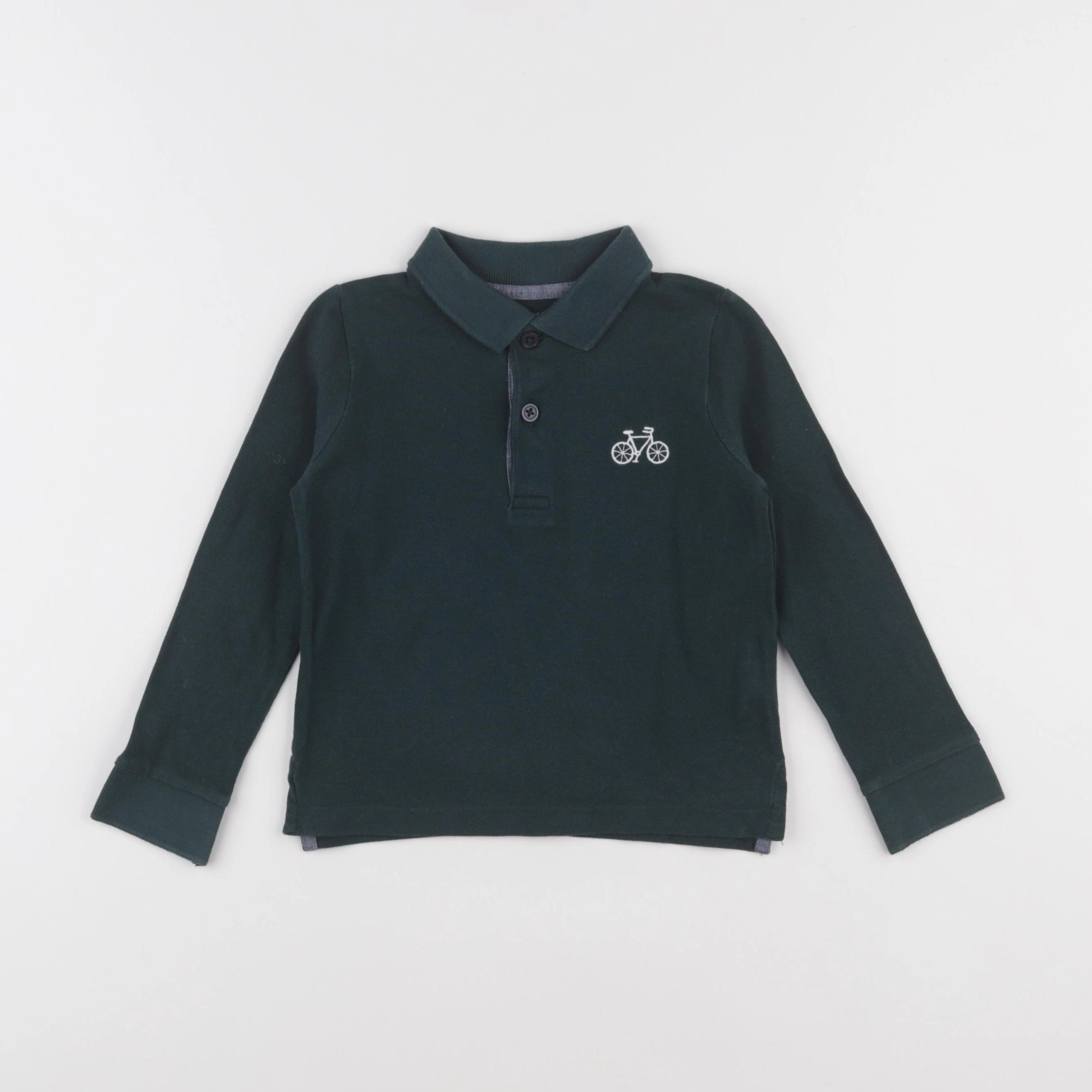 Monoprix - polo vert - 3 ans