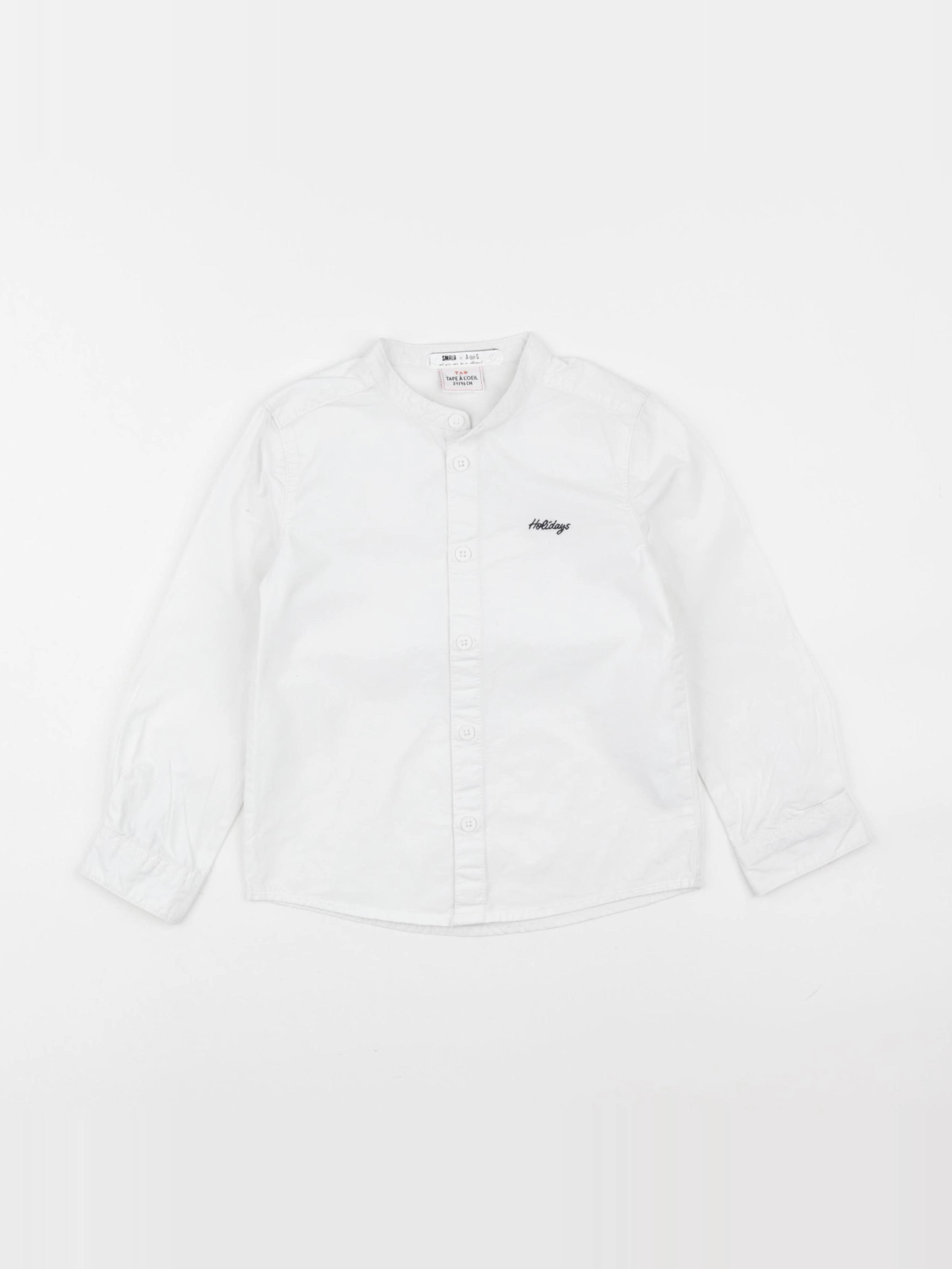 Tape à l'oeil - chemise blanc - 3 ans