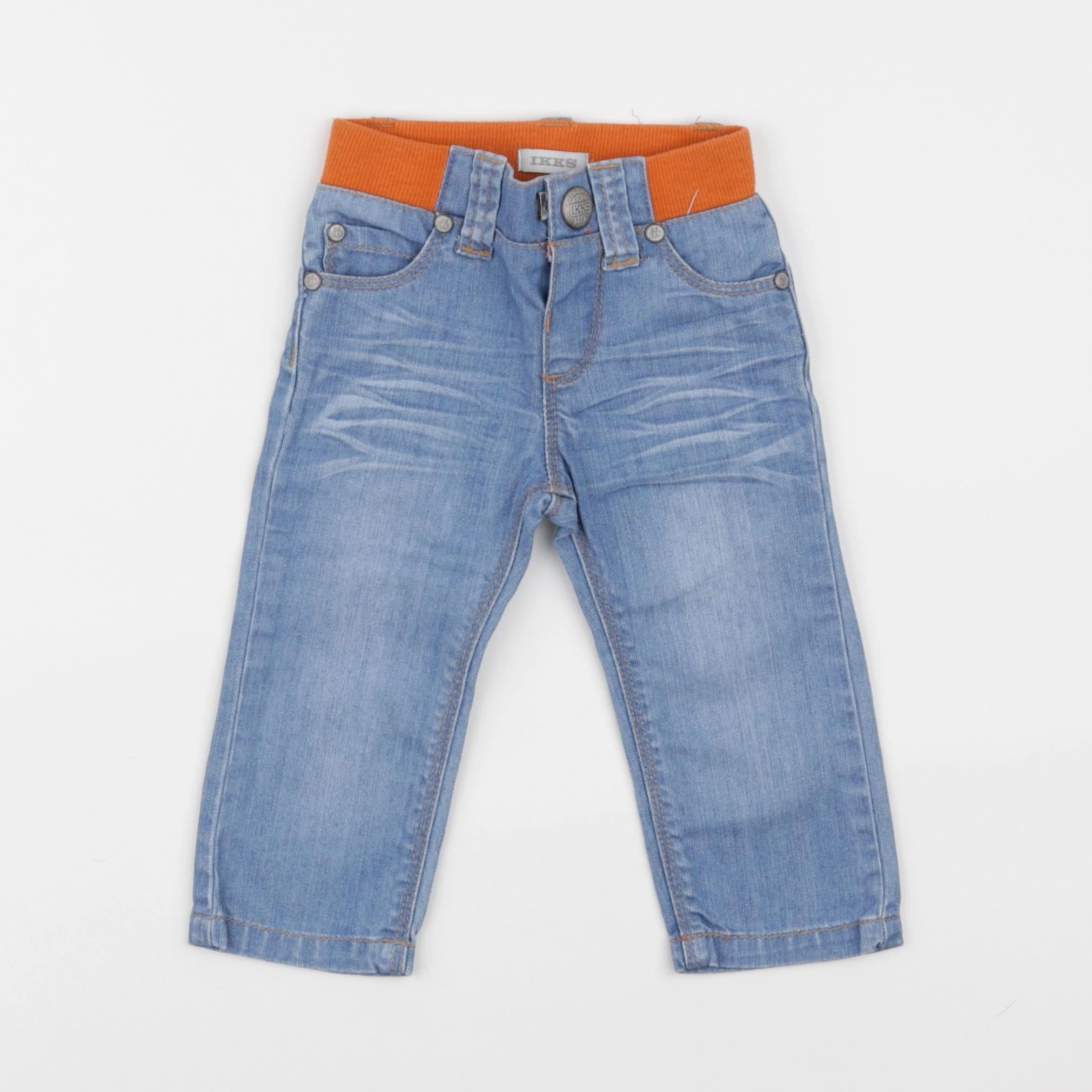 IKKS - jean bleu - 6 mois