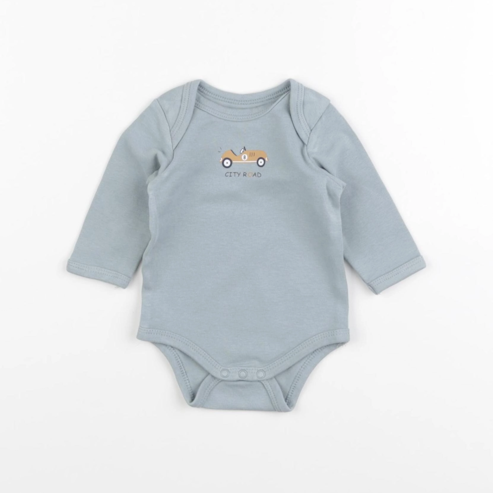 Vertbaudet - body bleu - 3 mois