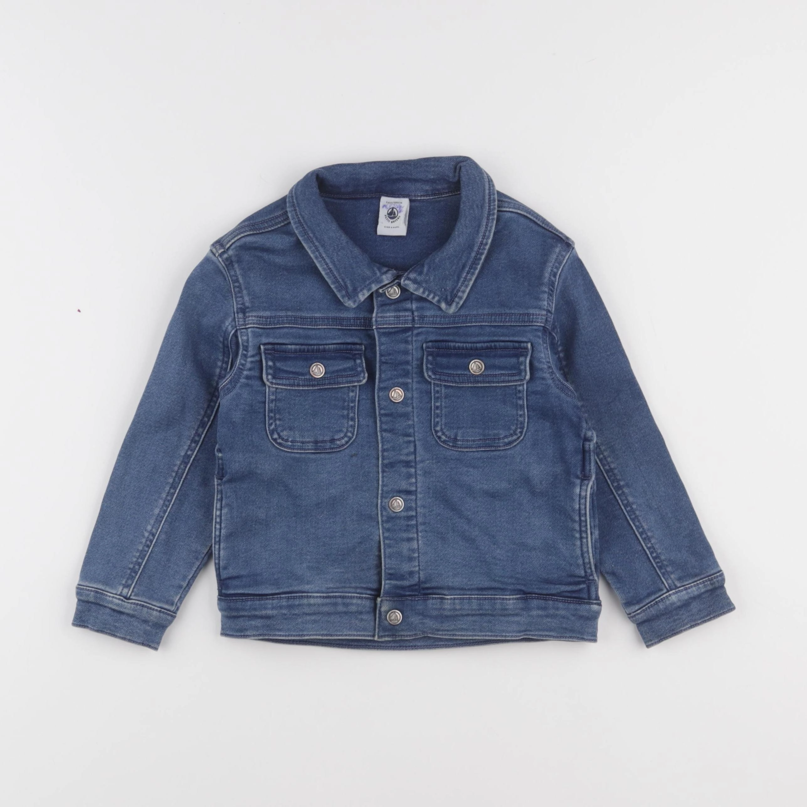 Petit Bateau - veste bleu - 4 ans