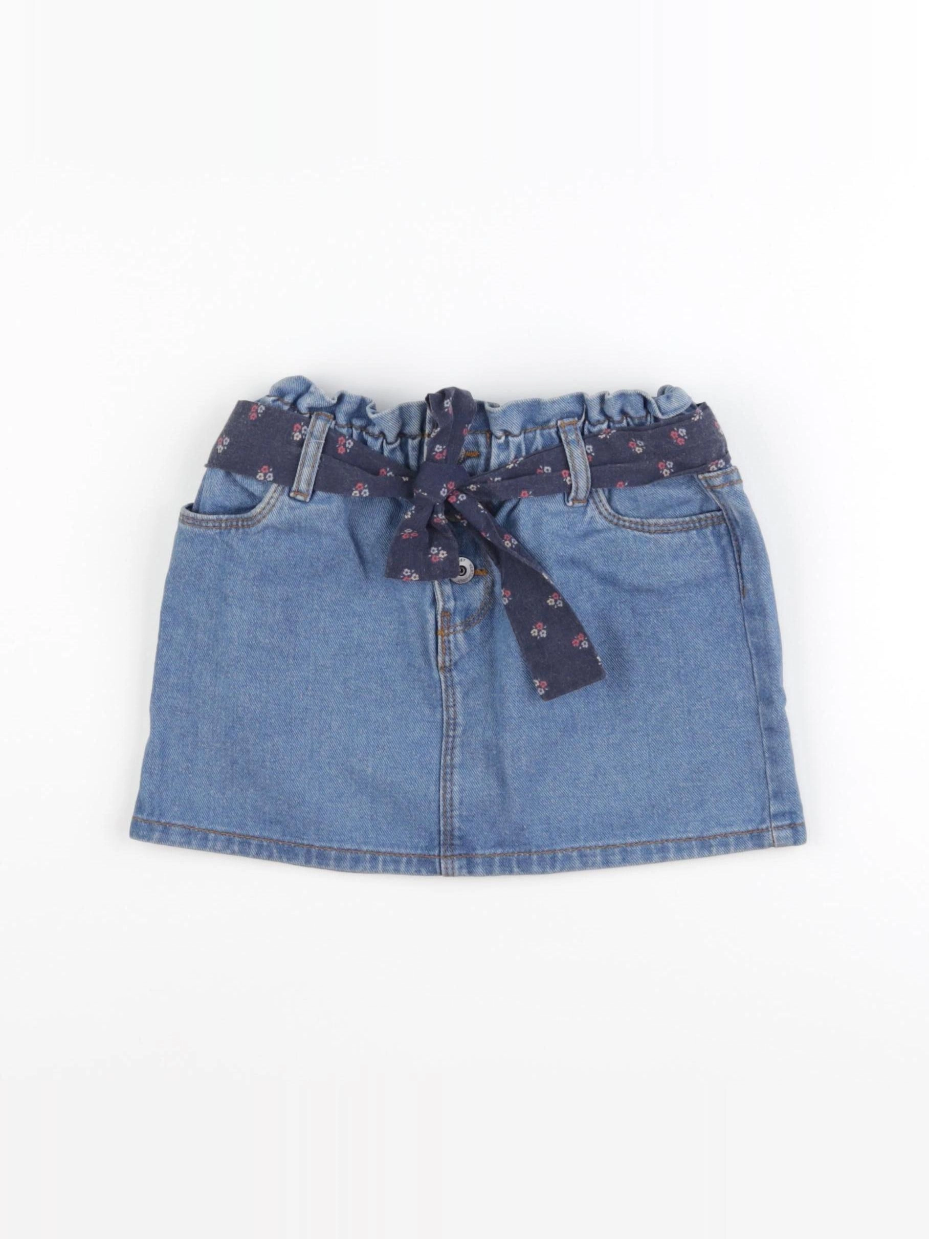 Vertbaudet - jupe bleu - 5 ans