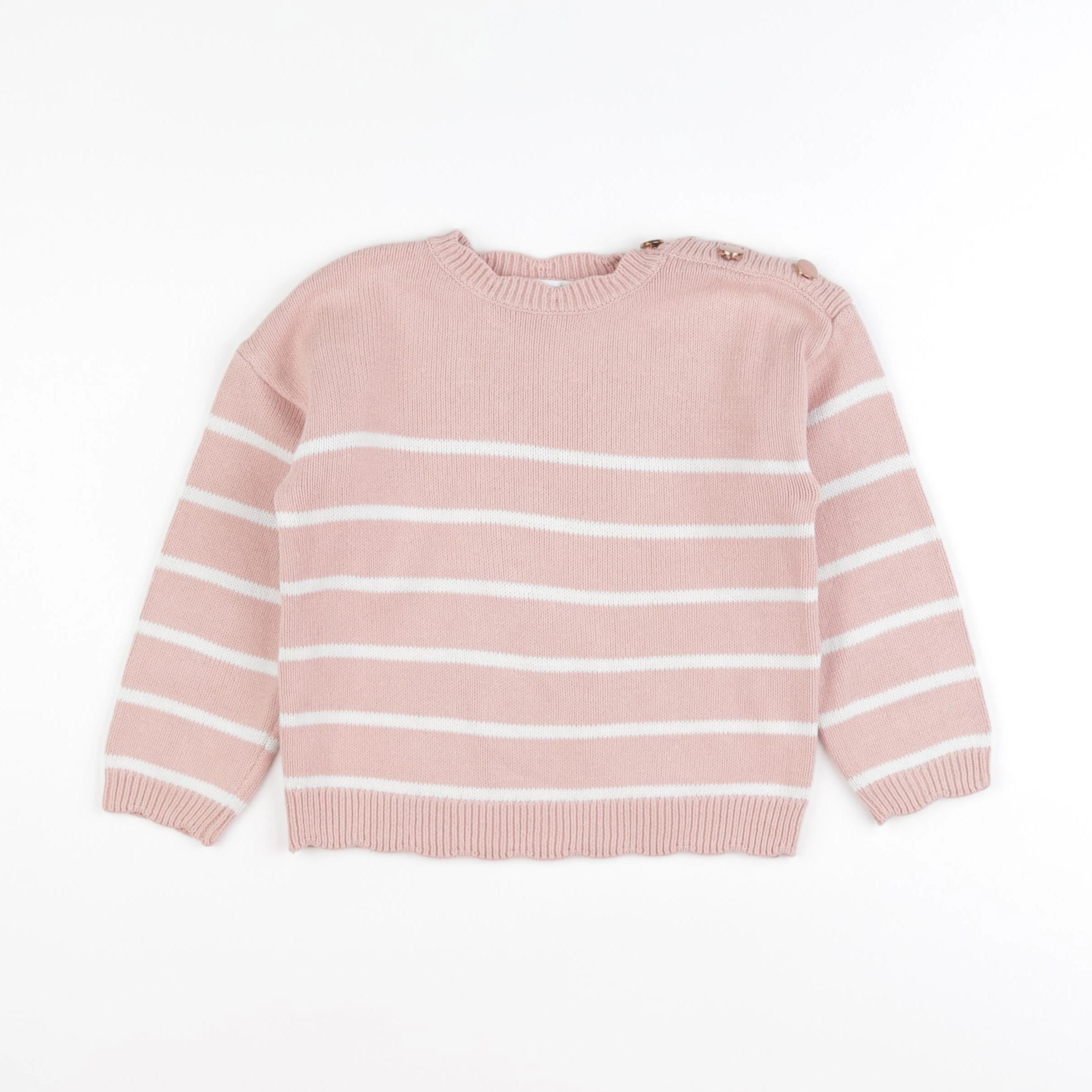 Vertbaudet - pull rose - 5 ans