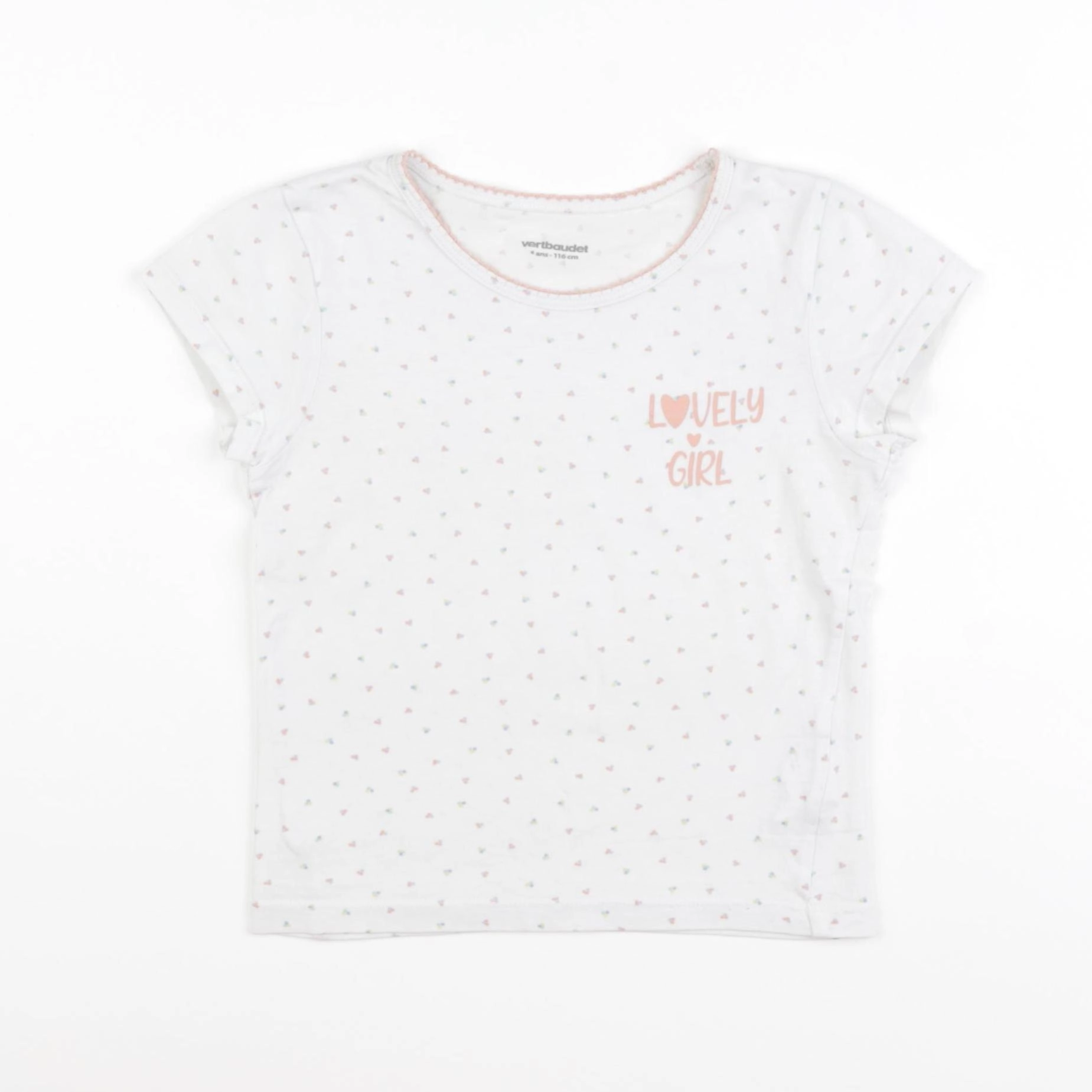 Vertbaudet - maillot de corps blanc - 5 ans