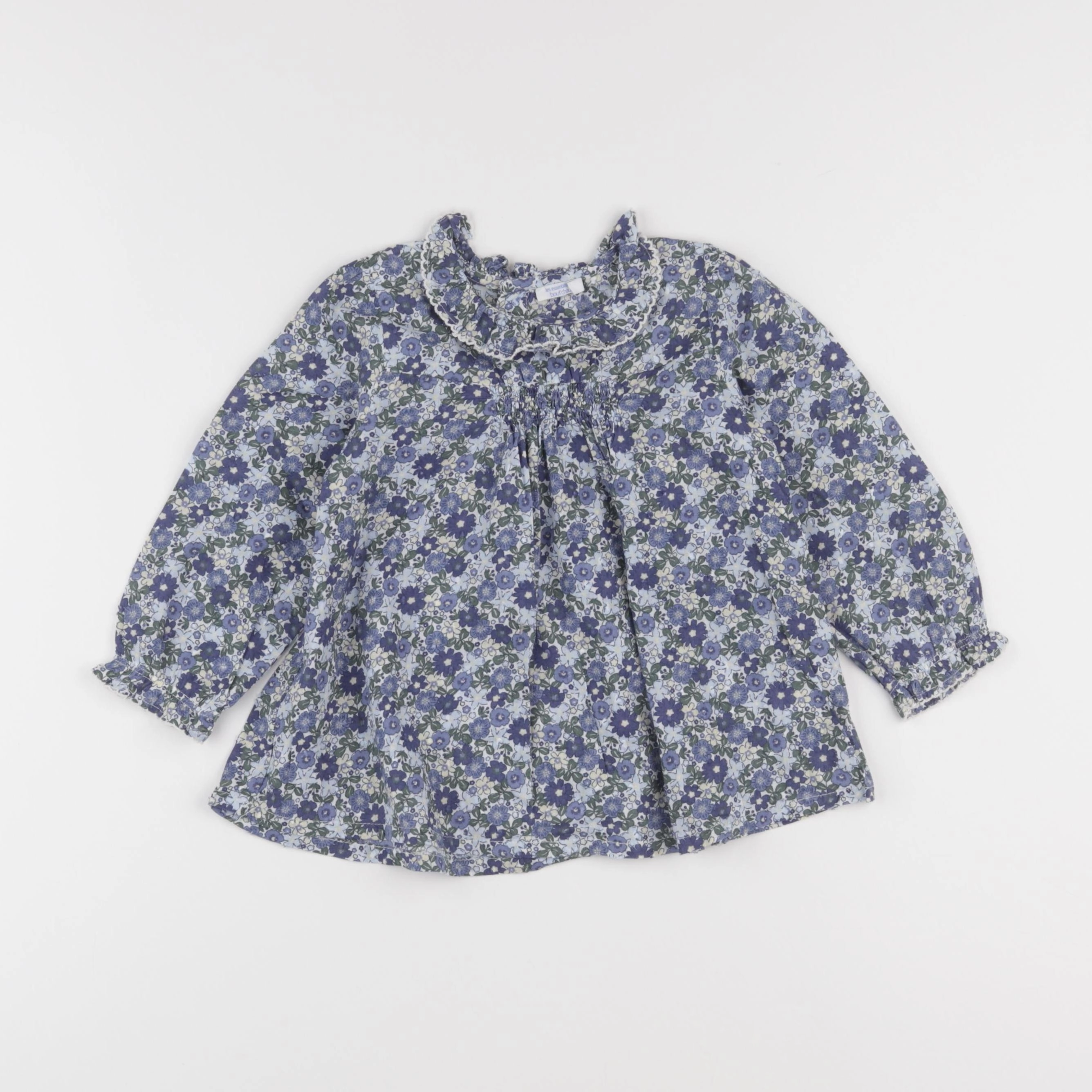 Boutchou - blouse bleu - 36 mois
