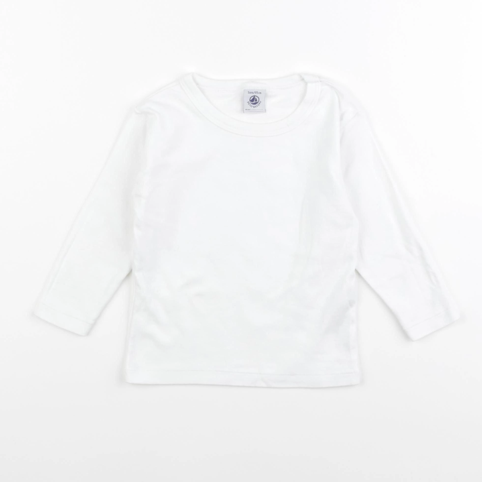 Petit Bateau - maillot de corps blanc - 3 ans