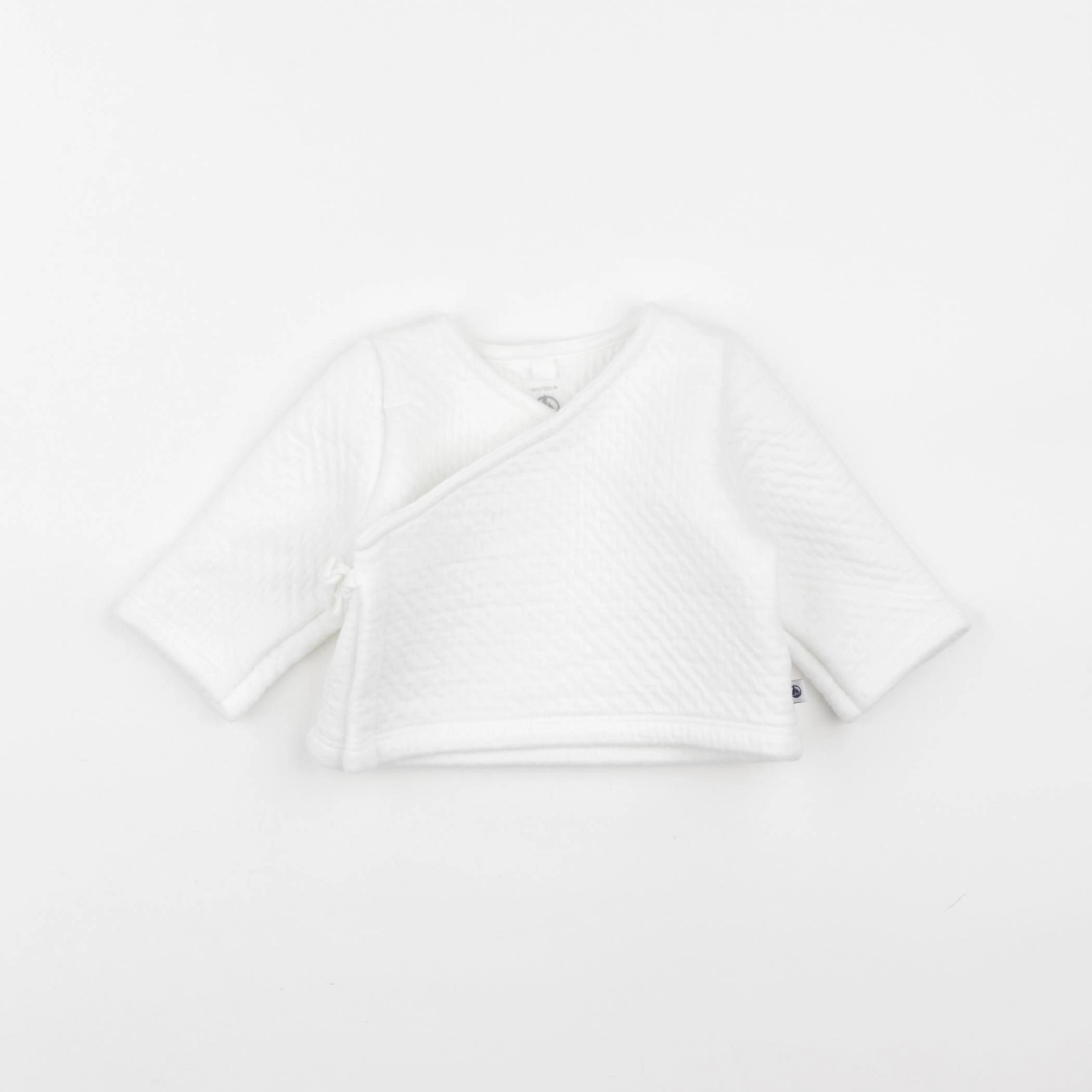 Petit Bateau - sweat blanc - 3 mois