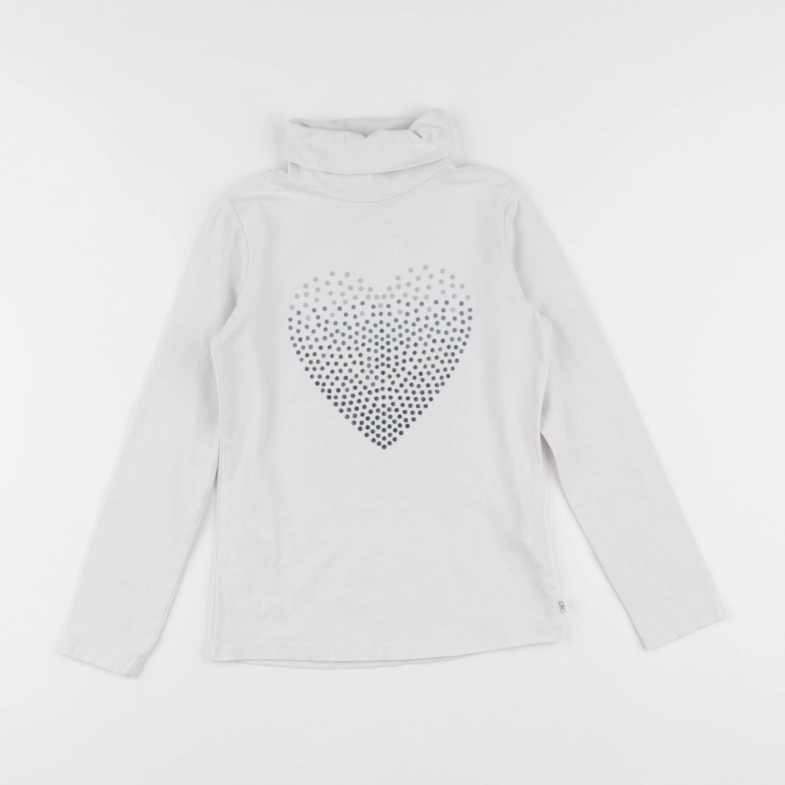 Okaidi - sous-pull blanc - 8 ans