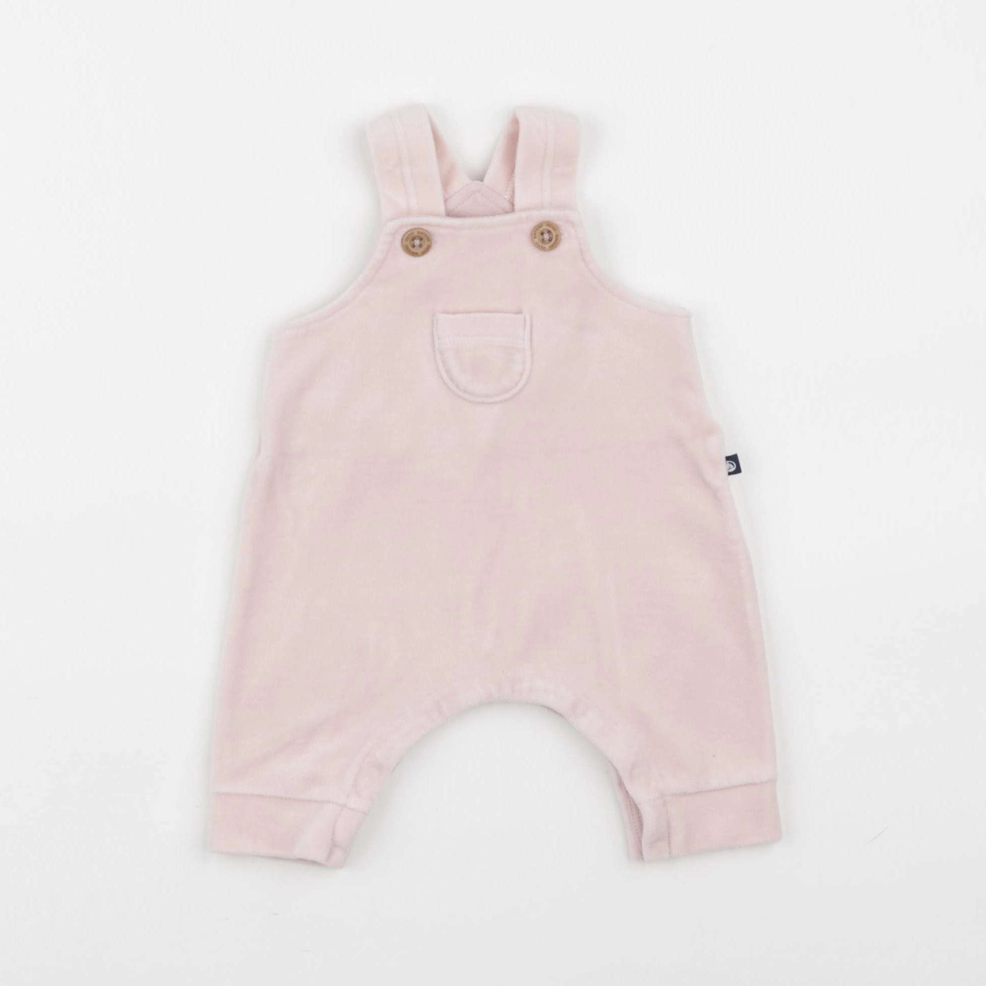 Petit Bateau - salopette rose - 0 mois