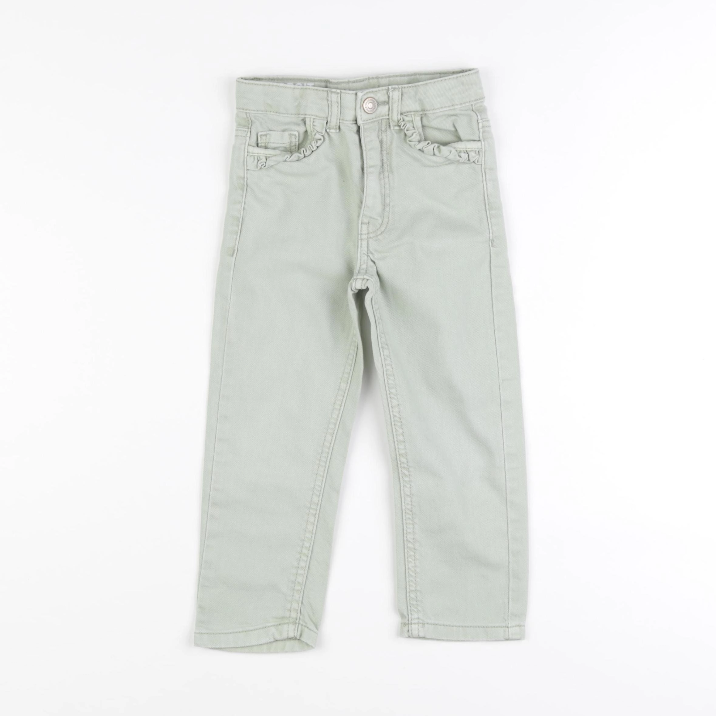Vertbaudet - jean vert - 3 ans