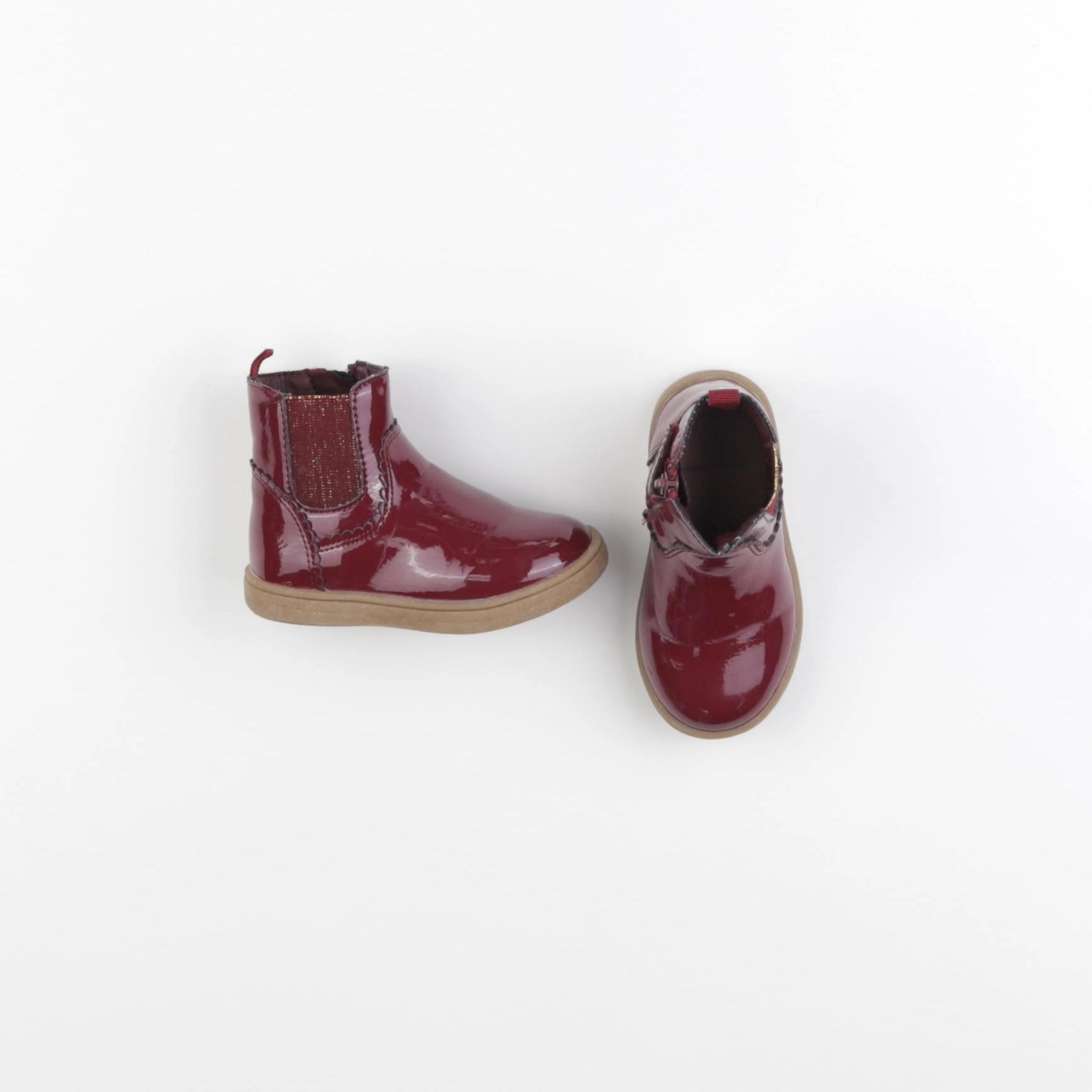 Vertbaudet - bottillons rouge - pointure 22