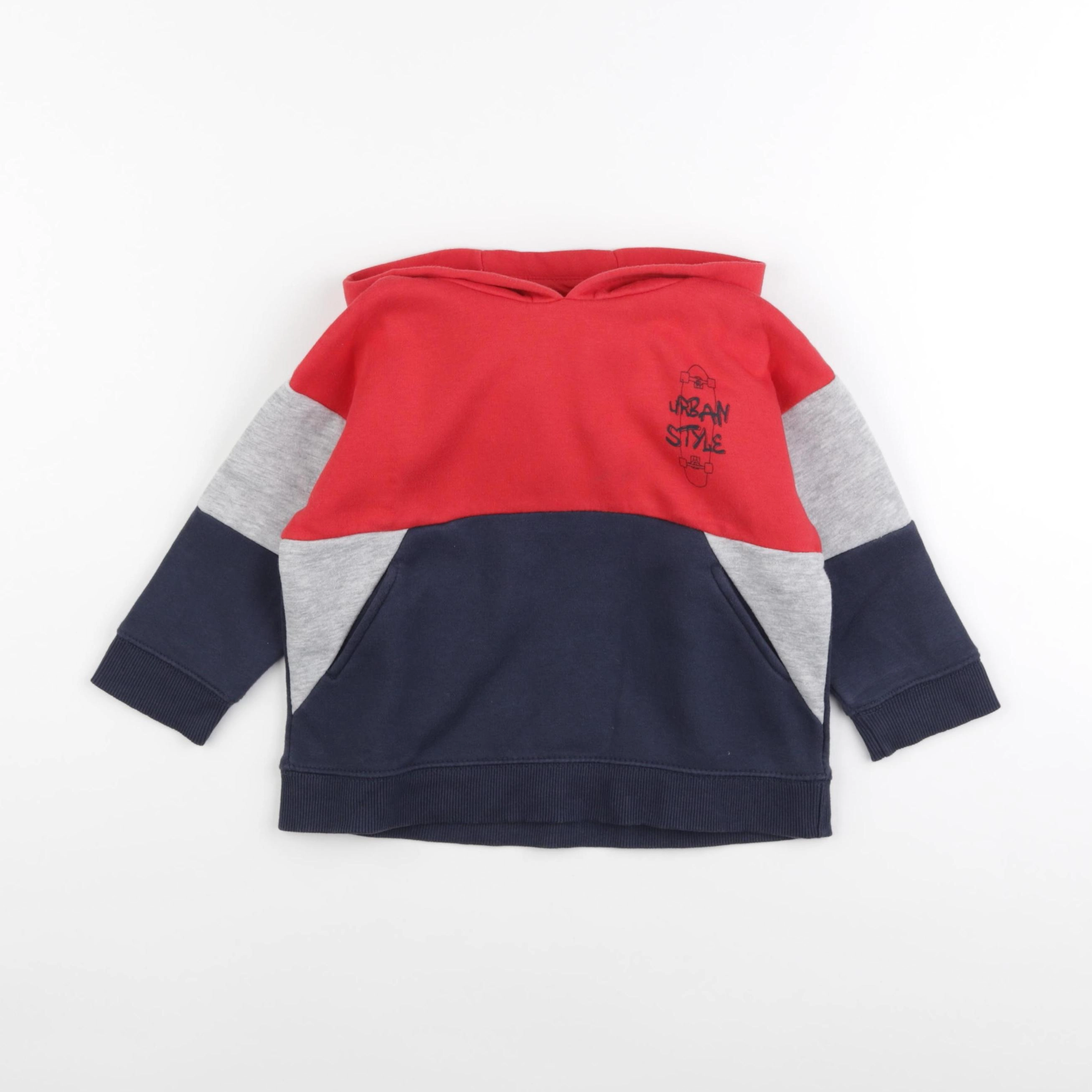 Vertbaudet - sweat multicolore - 3 ans