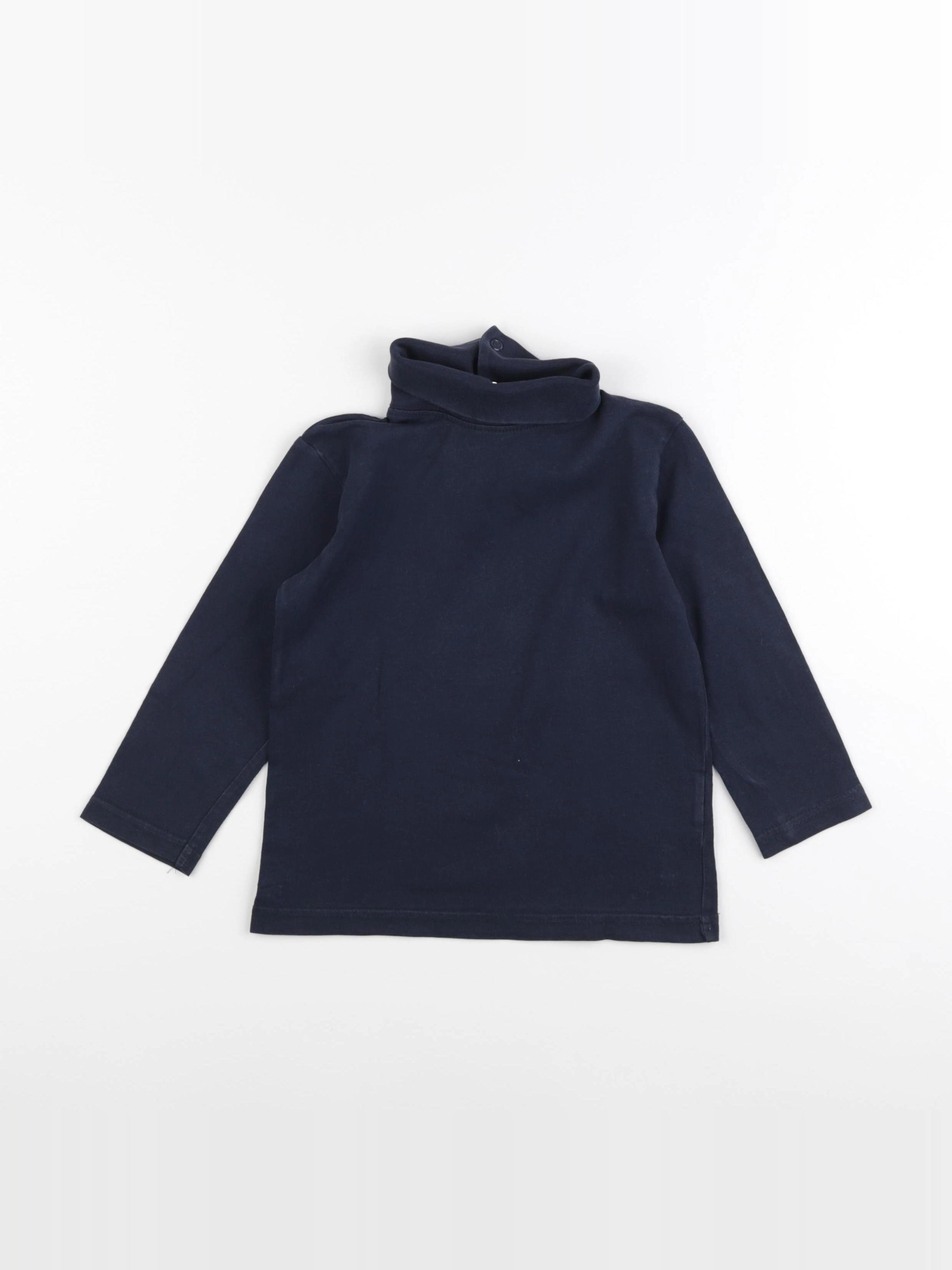 Vertbaudet - sous-pull bleu - 4 ans