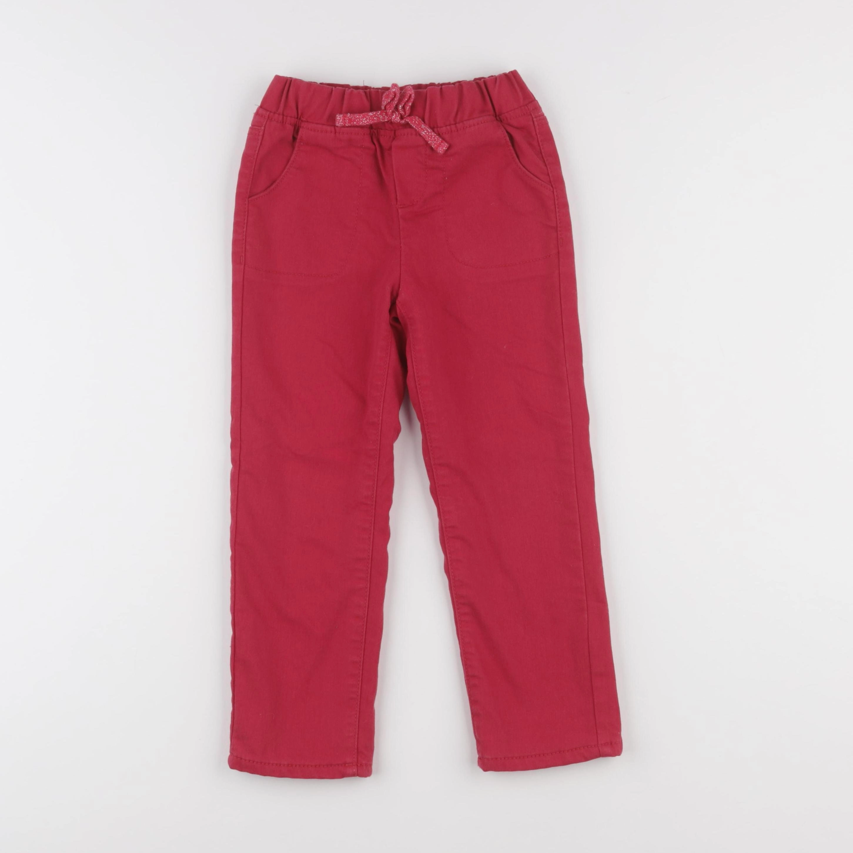 Vertbaudet - pantalon doublé rose - 5 ans
