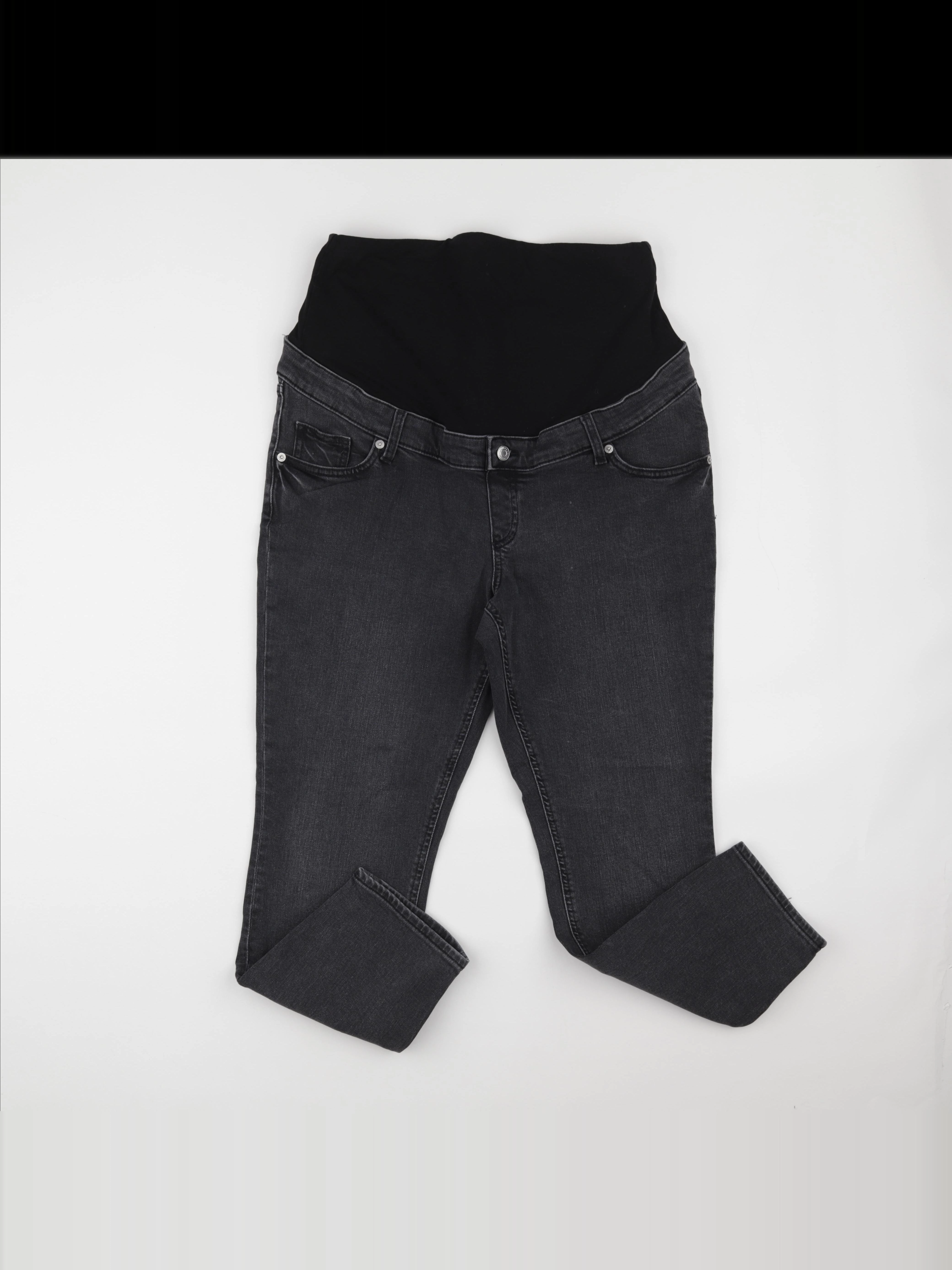 H&M - jean grossesse noir - 40