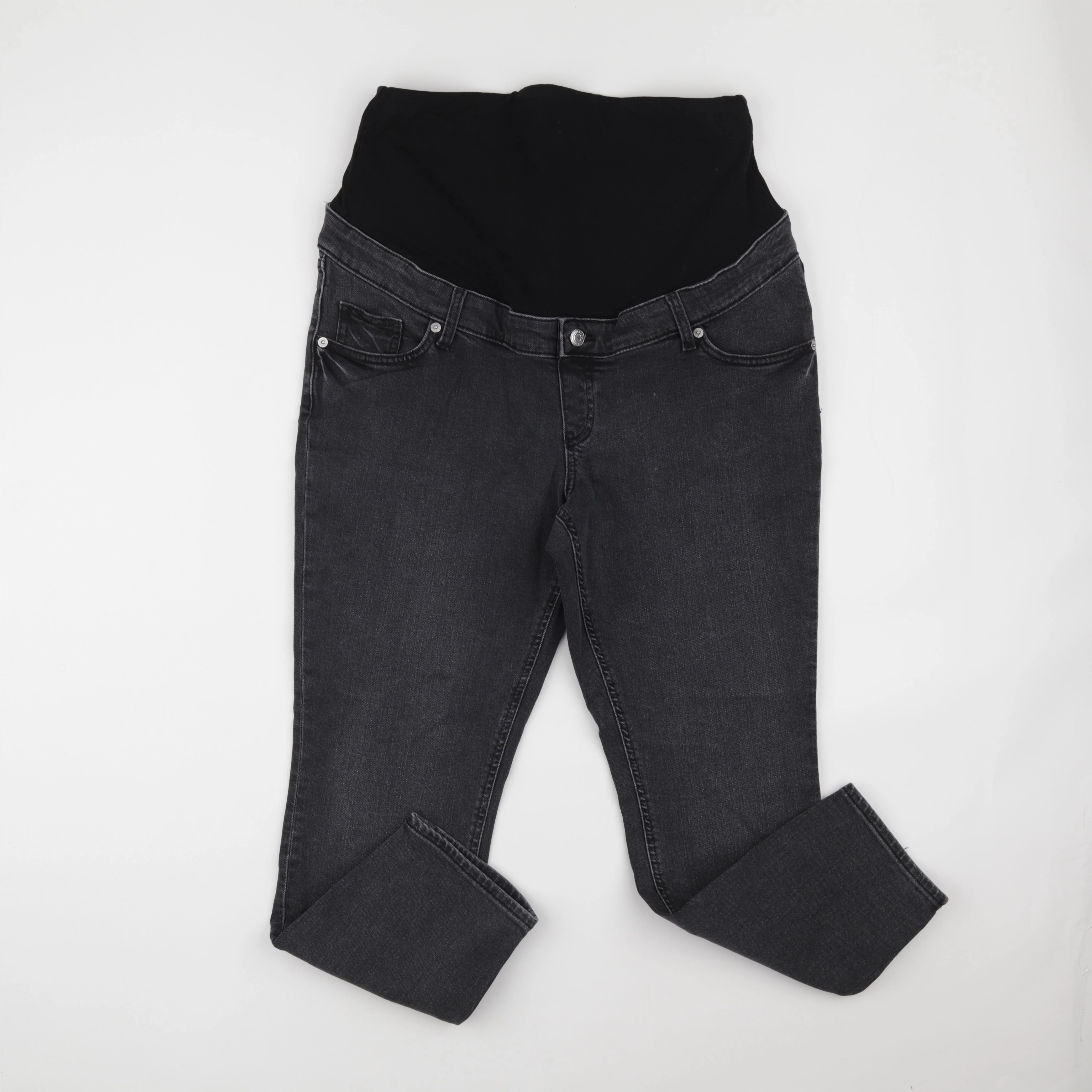 H&M - jean grossesse noir - 40