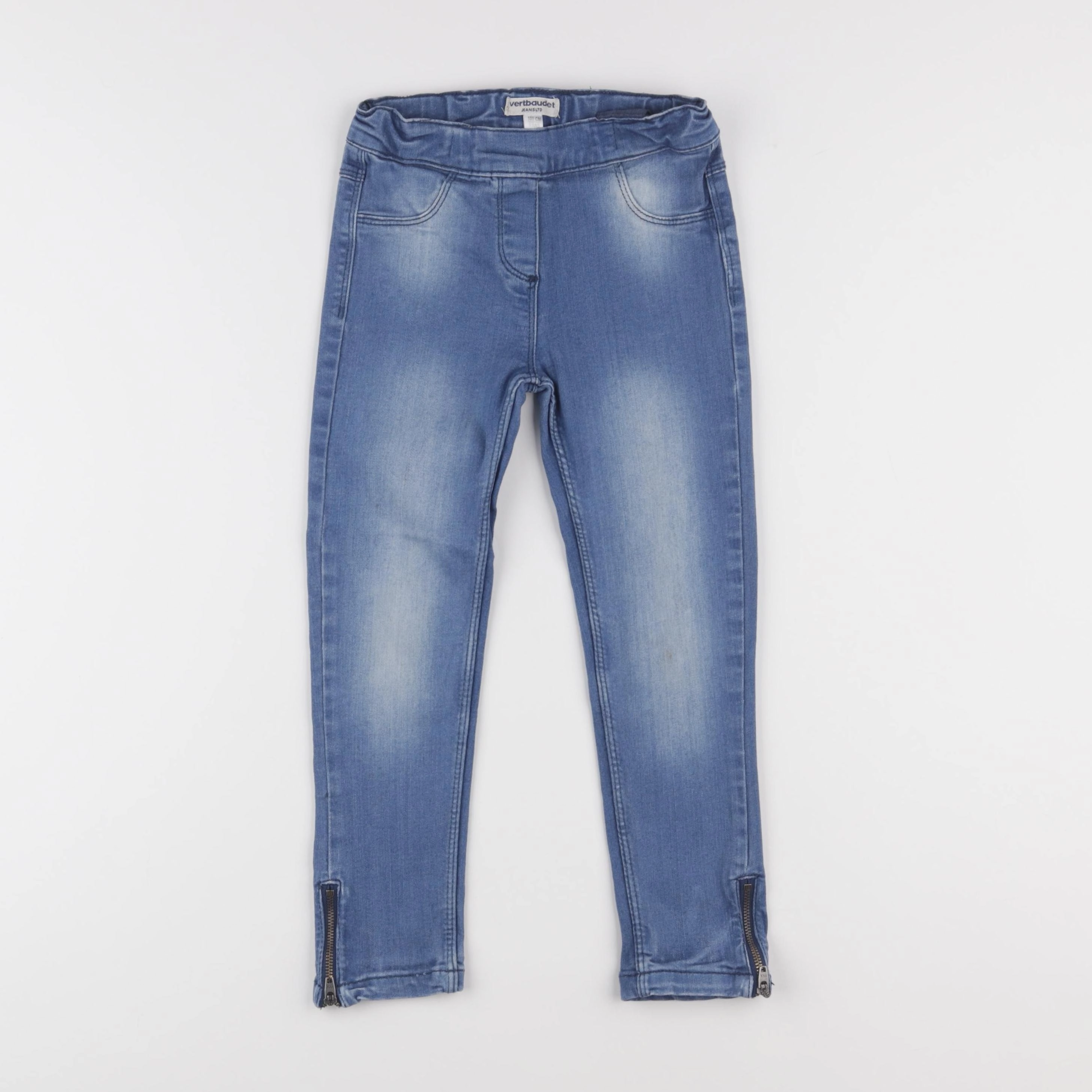 Vertbaudet - jegging bleu - 5 ans