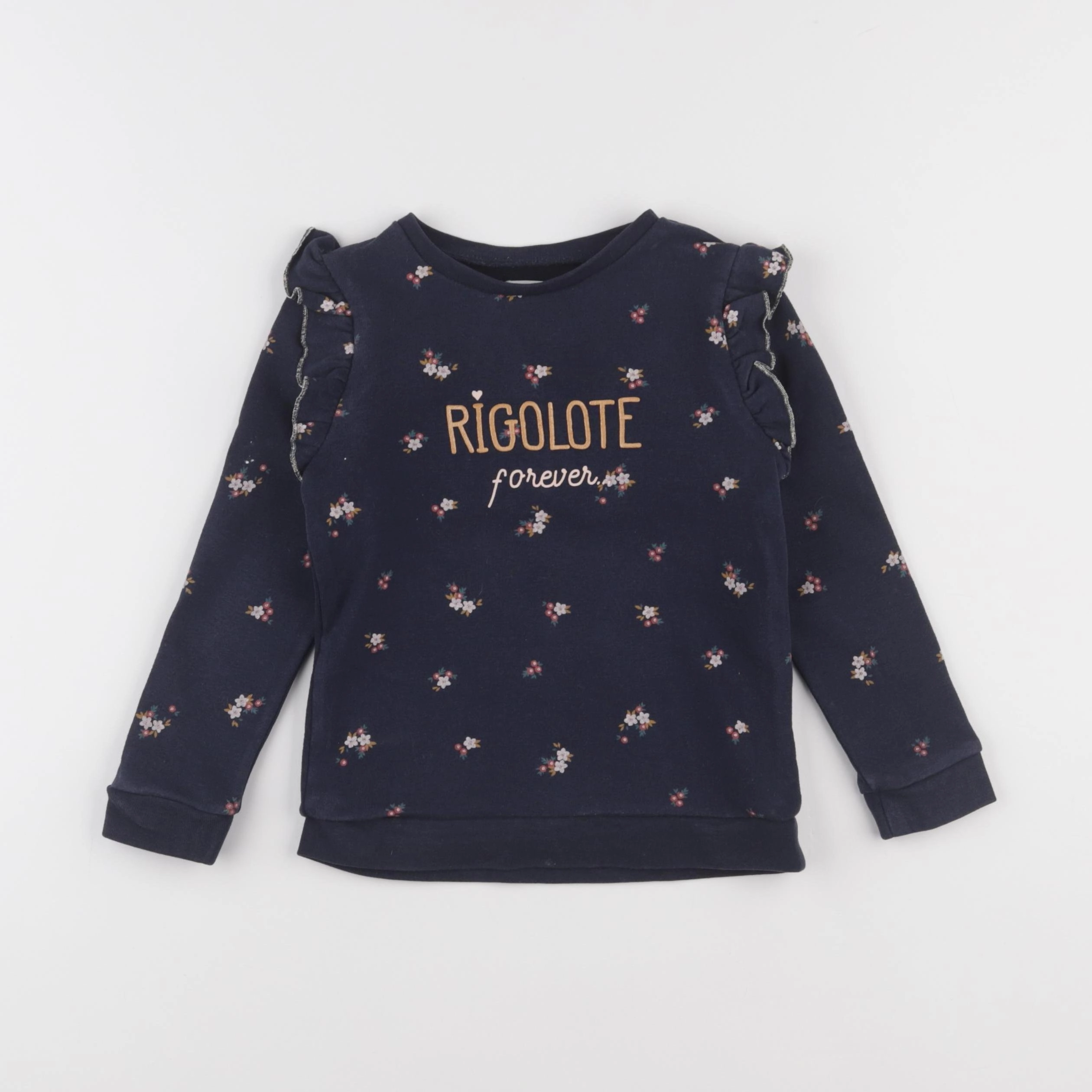 Vertbaudet - sweat bleu - 4 ans