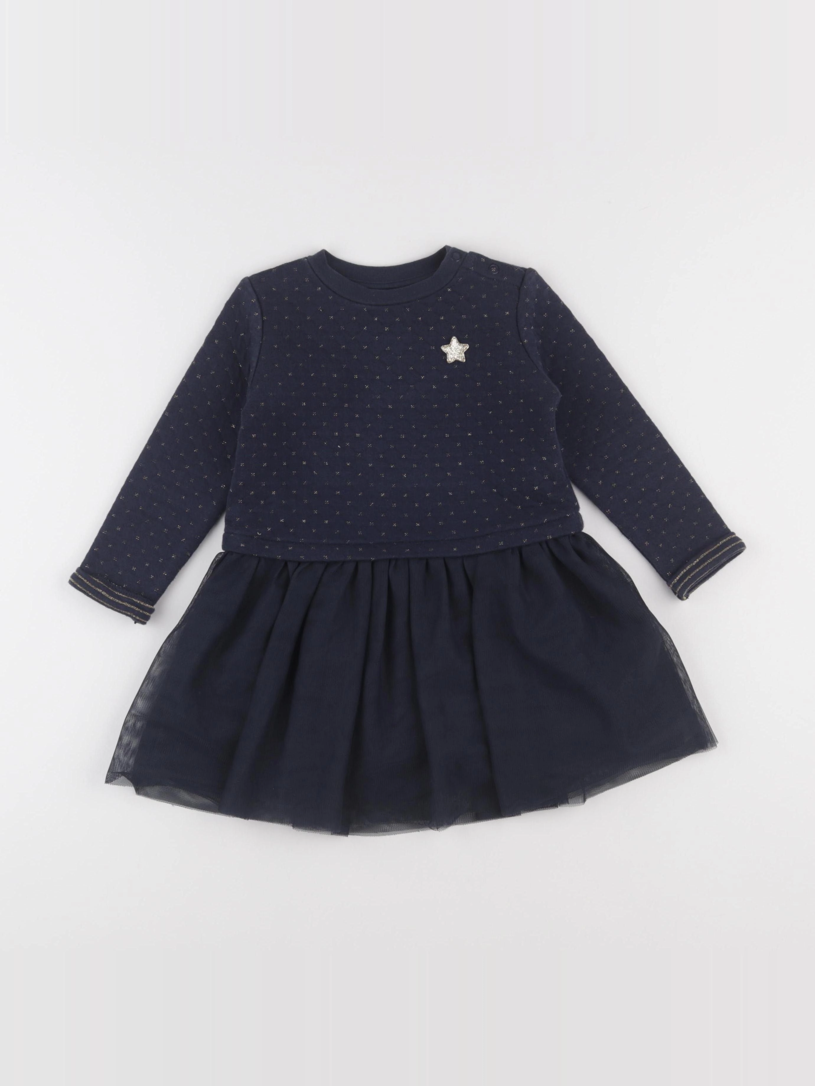 Vertbaudet - robe bleu - 3 ans