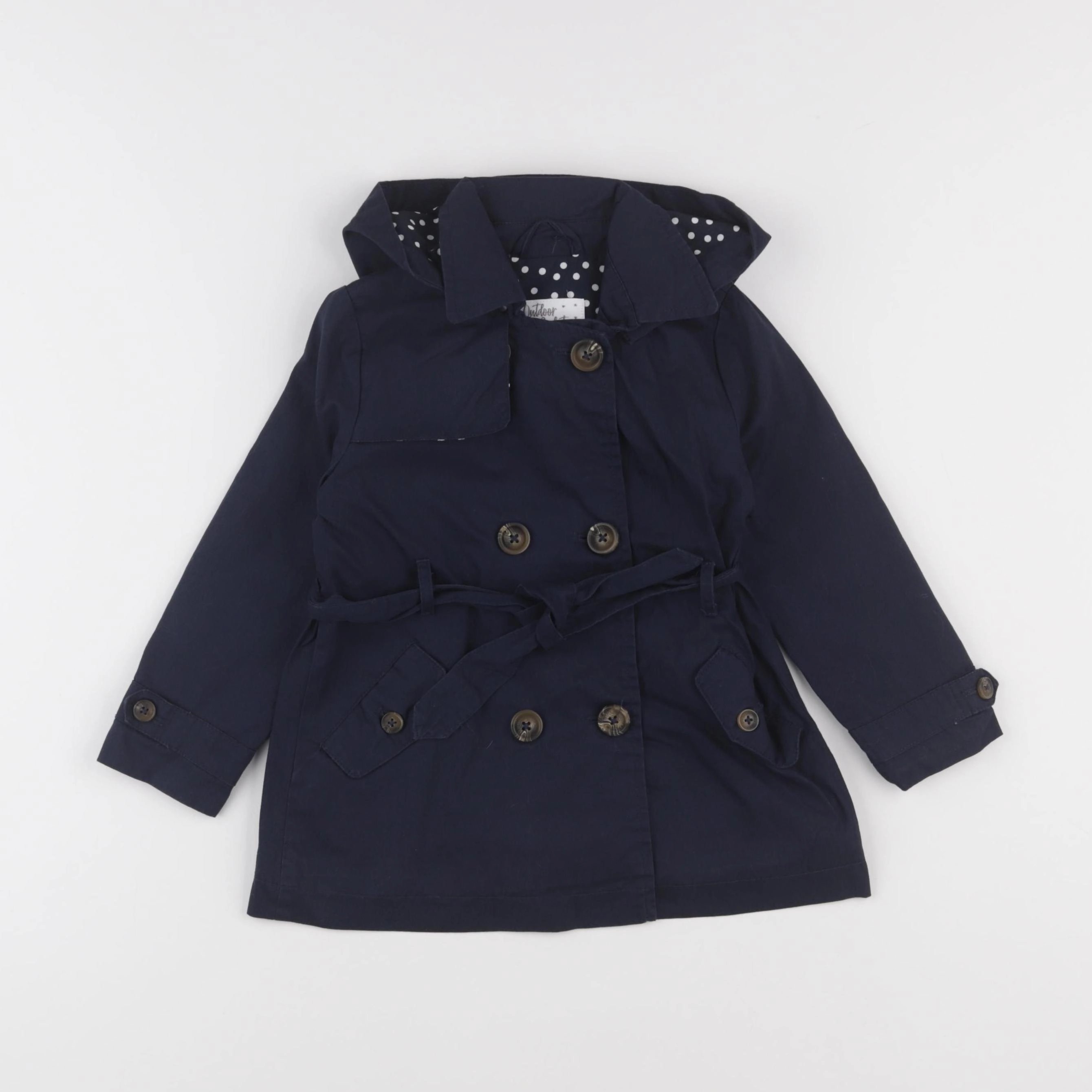 Vertbaudet - trench bleu - 3 ans