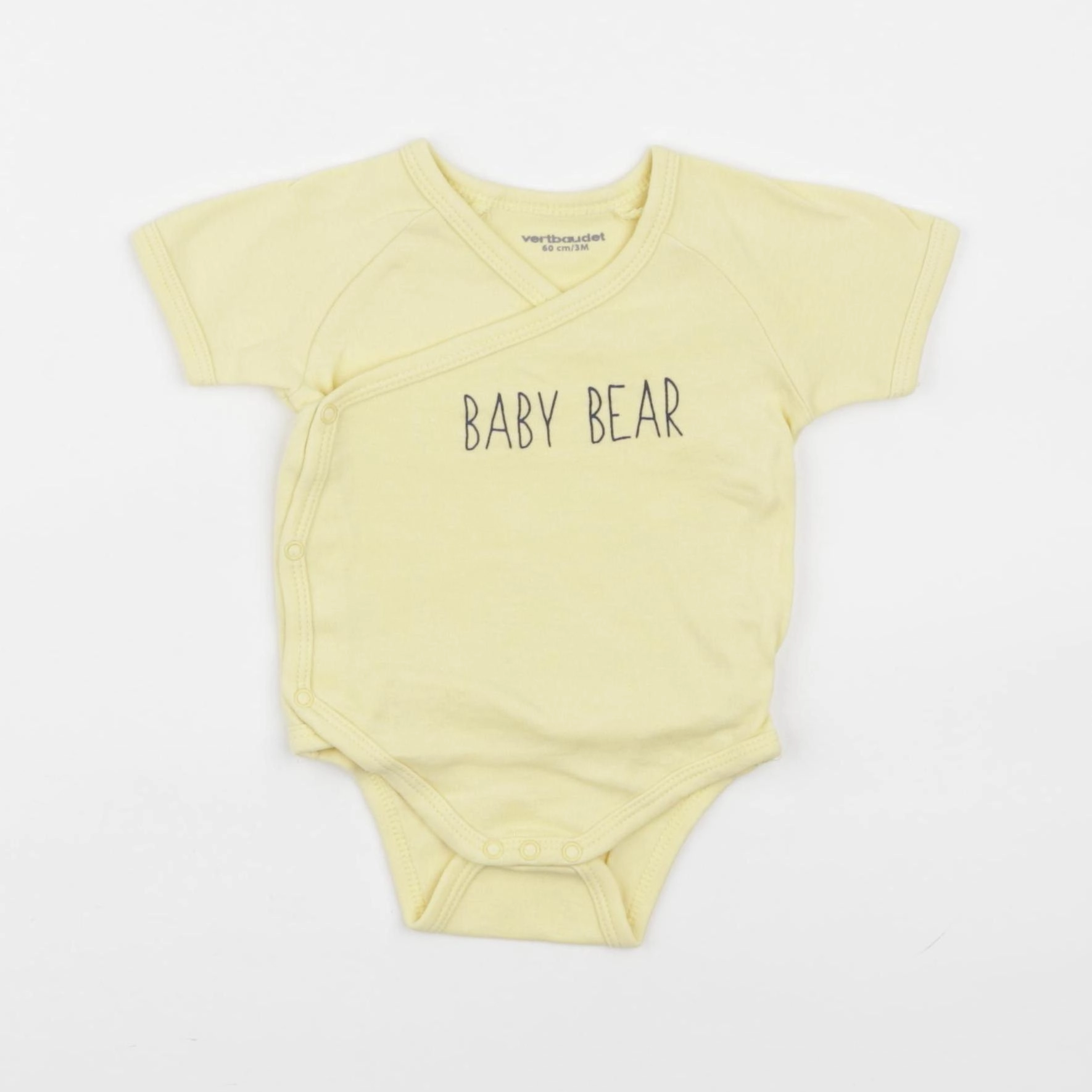 Vertbaudet - body jaune - 3 mois