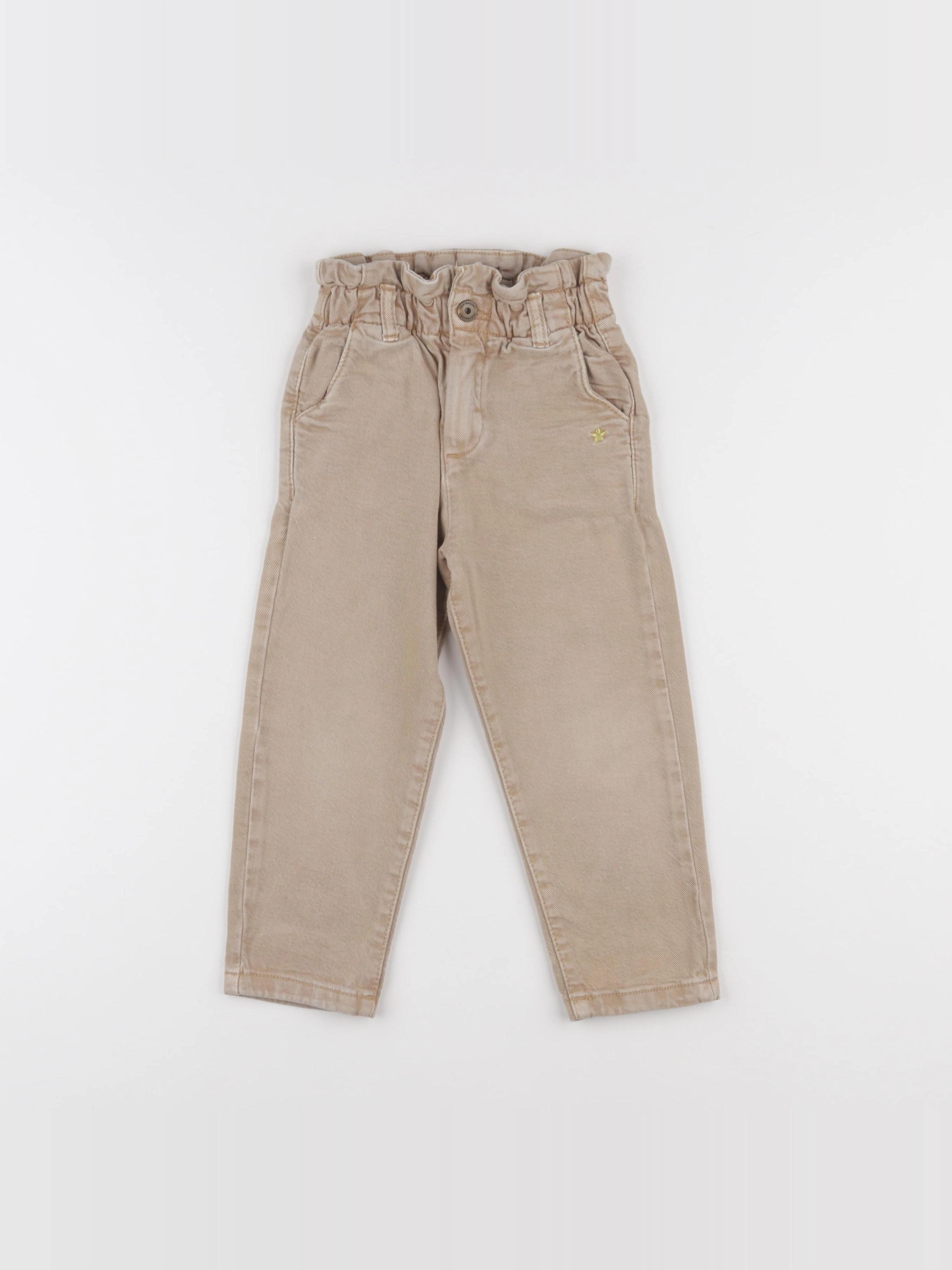Vertbaudet - jean beige - 3 ans