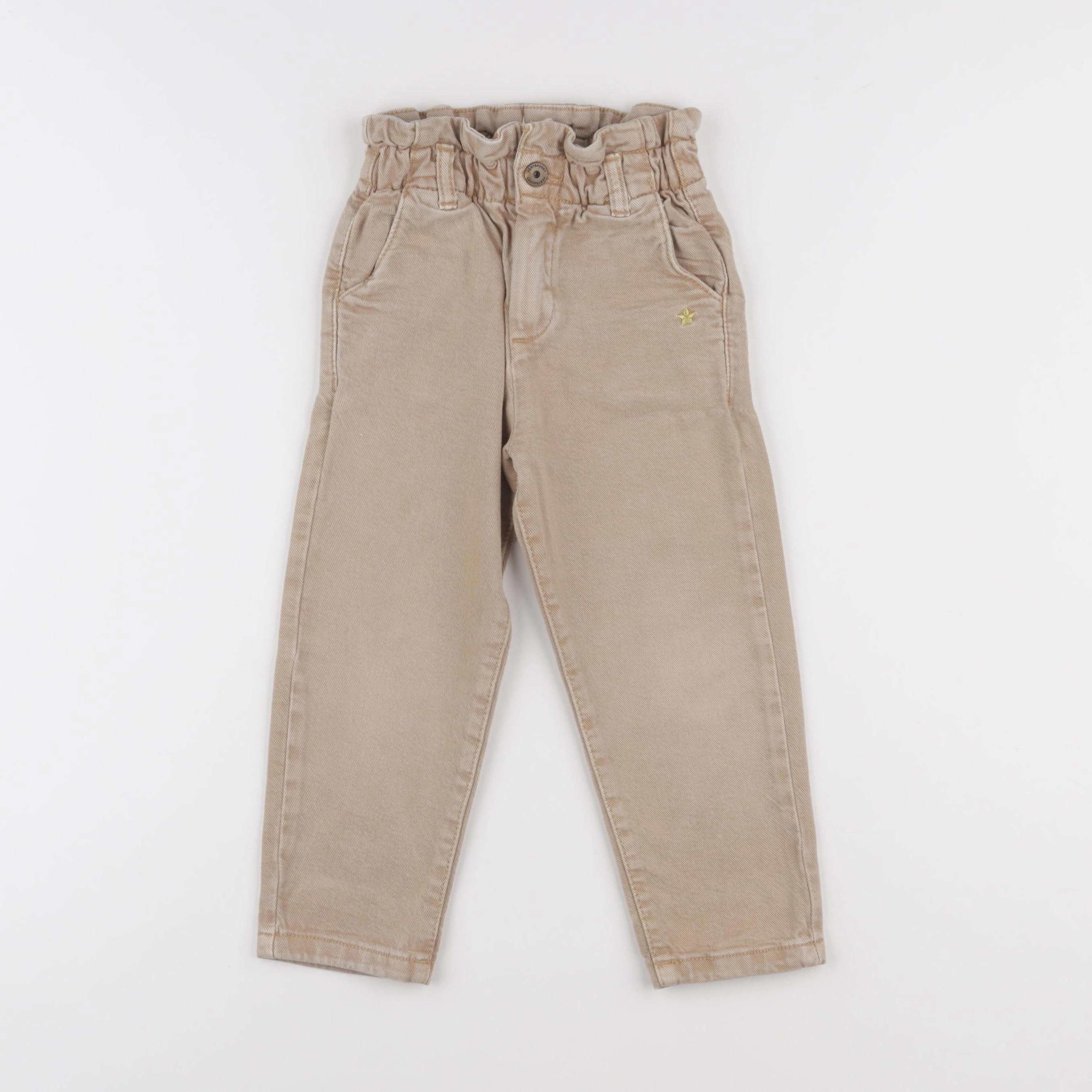 Vertbaudet - jean beige - 3 ans