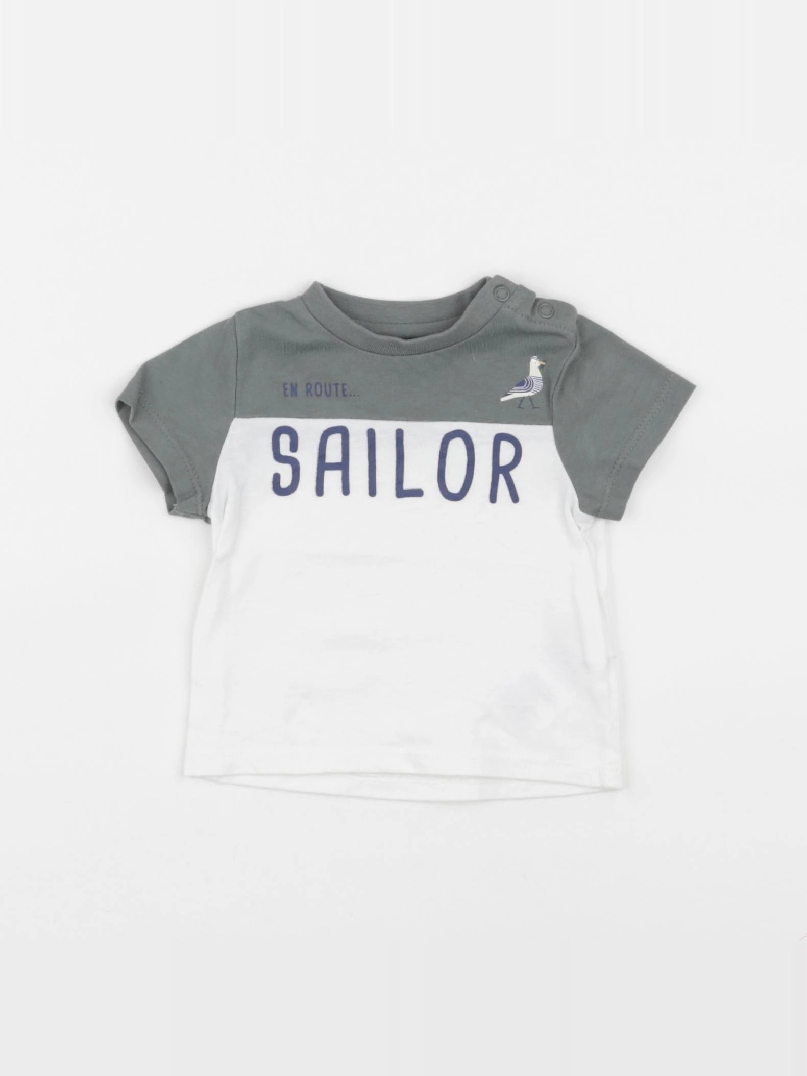 Vertbaudet - tee-shirt vert - 3 mois