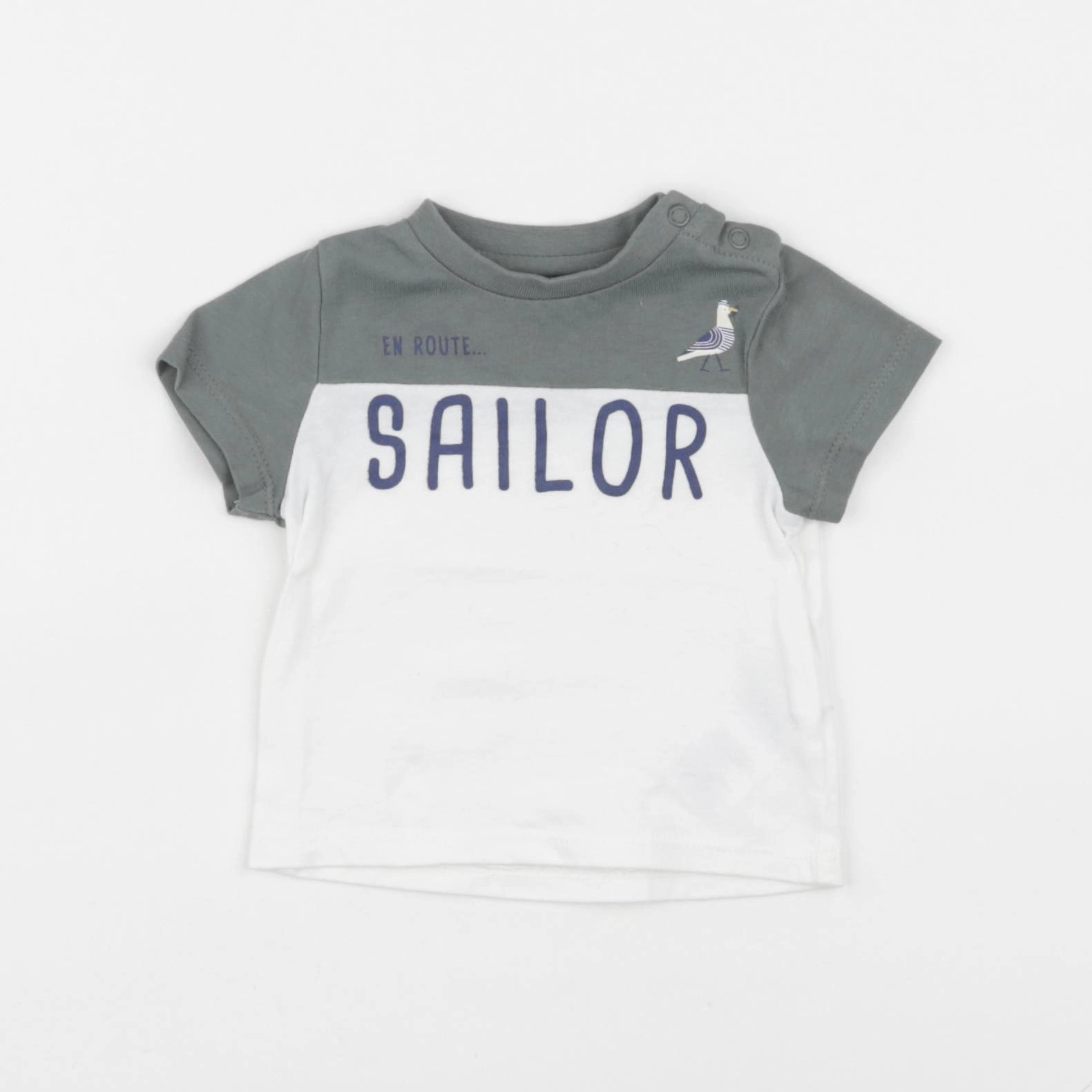 Vertbaudet - tee-shirt vert - 3 mois