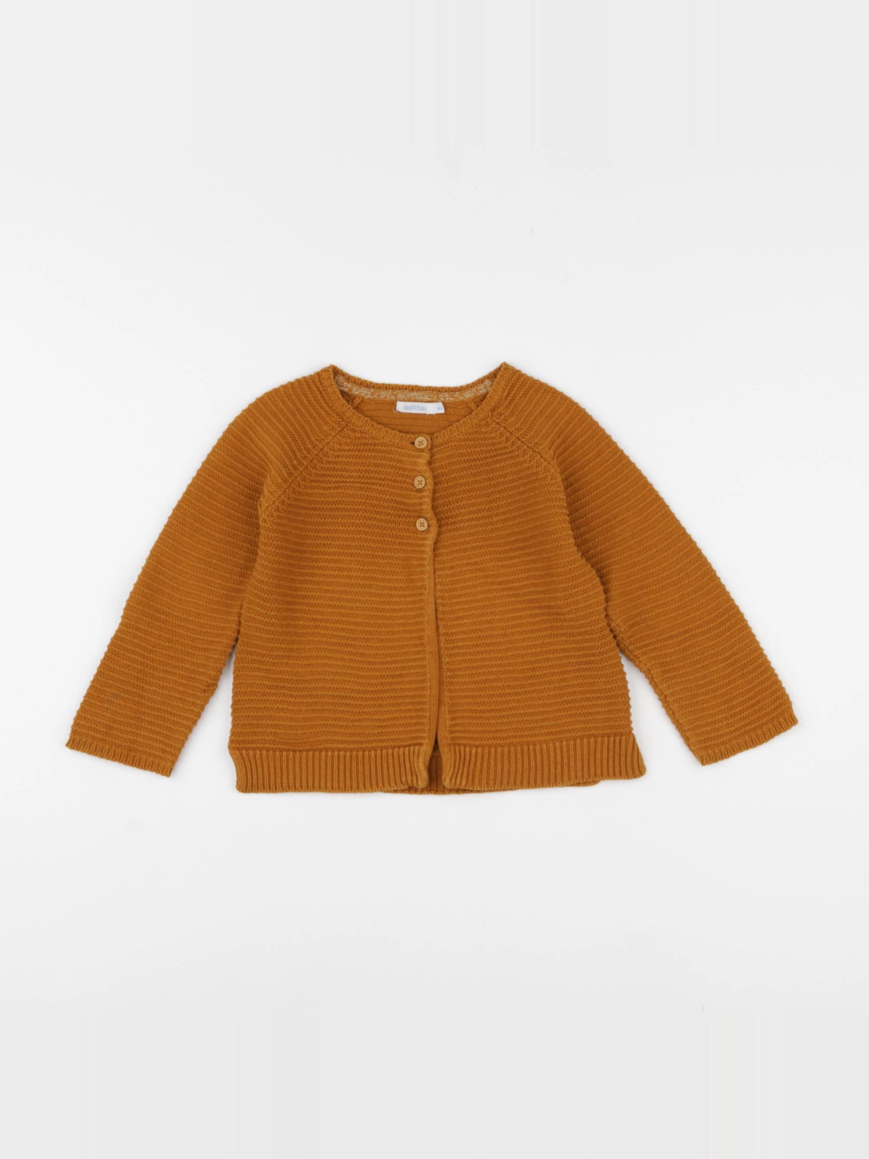 Boutchou - gilet marron - 24 mois