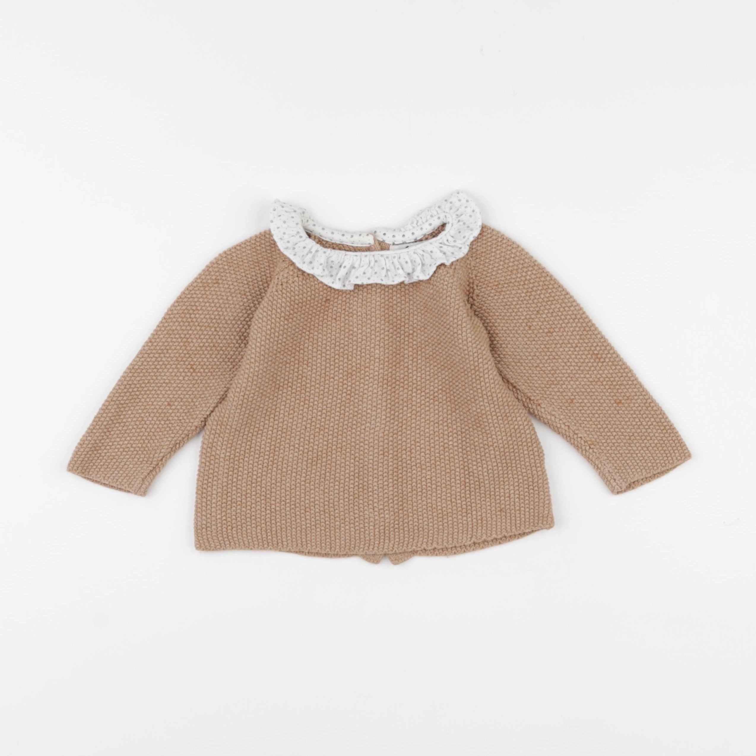 Cyrillus - pull marron - 9 mois