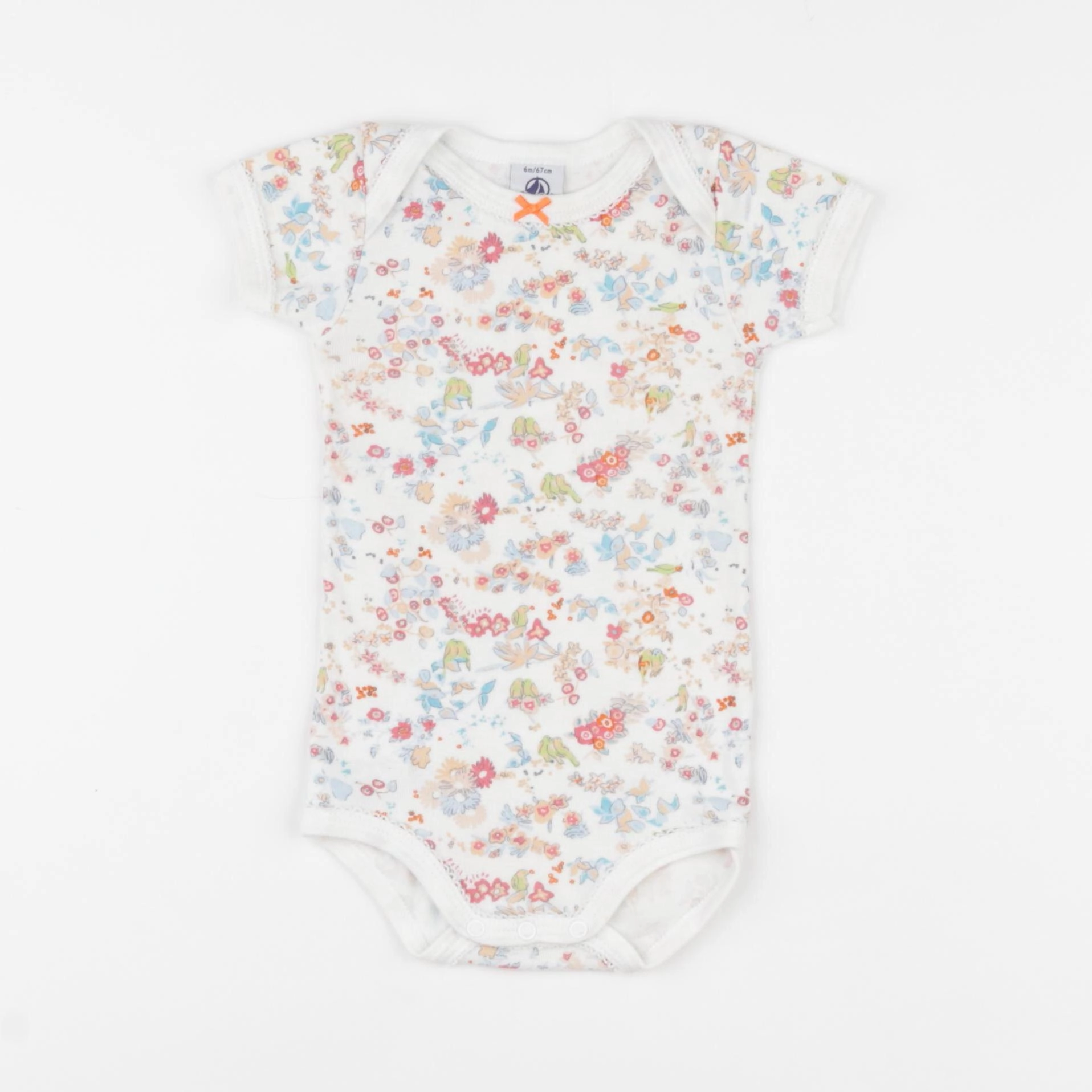 Petit Bateau - body multicolore - 6 mois