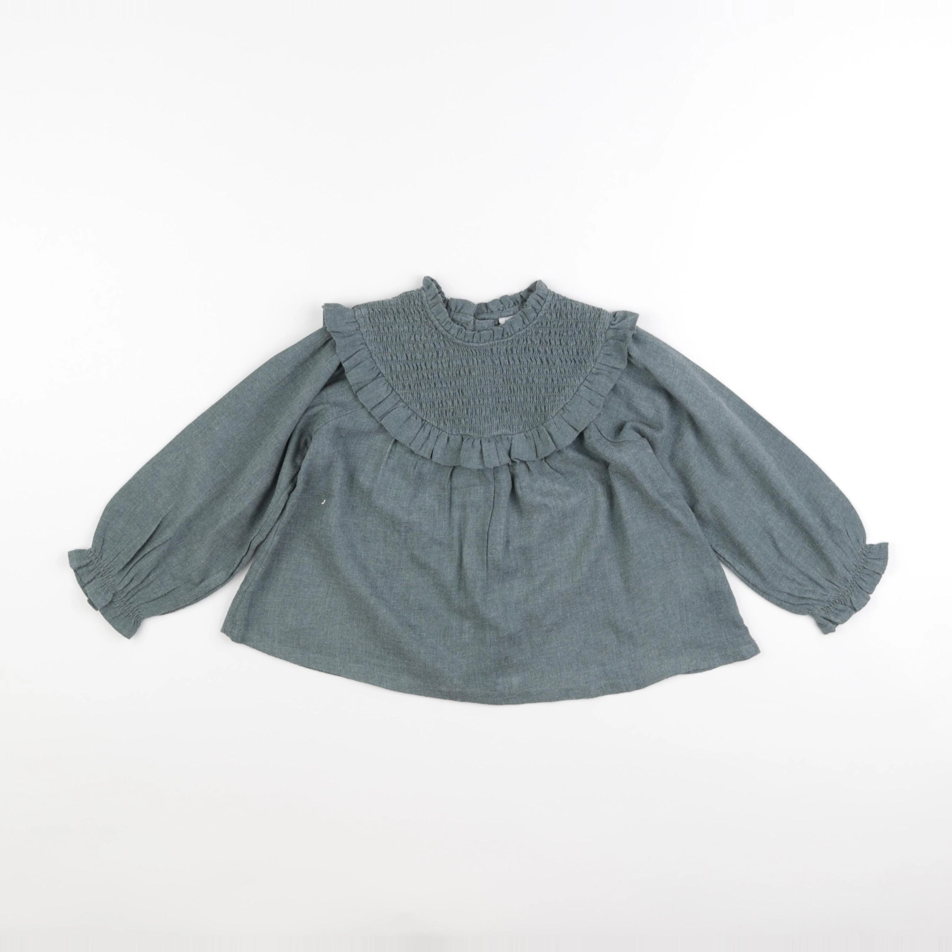 Vertbaudet - blouse vert - 3 ans