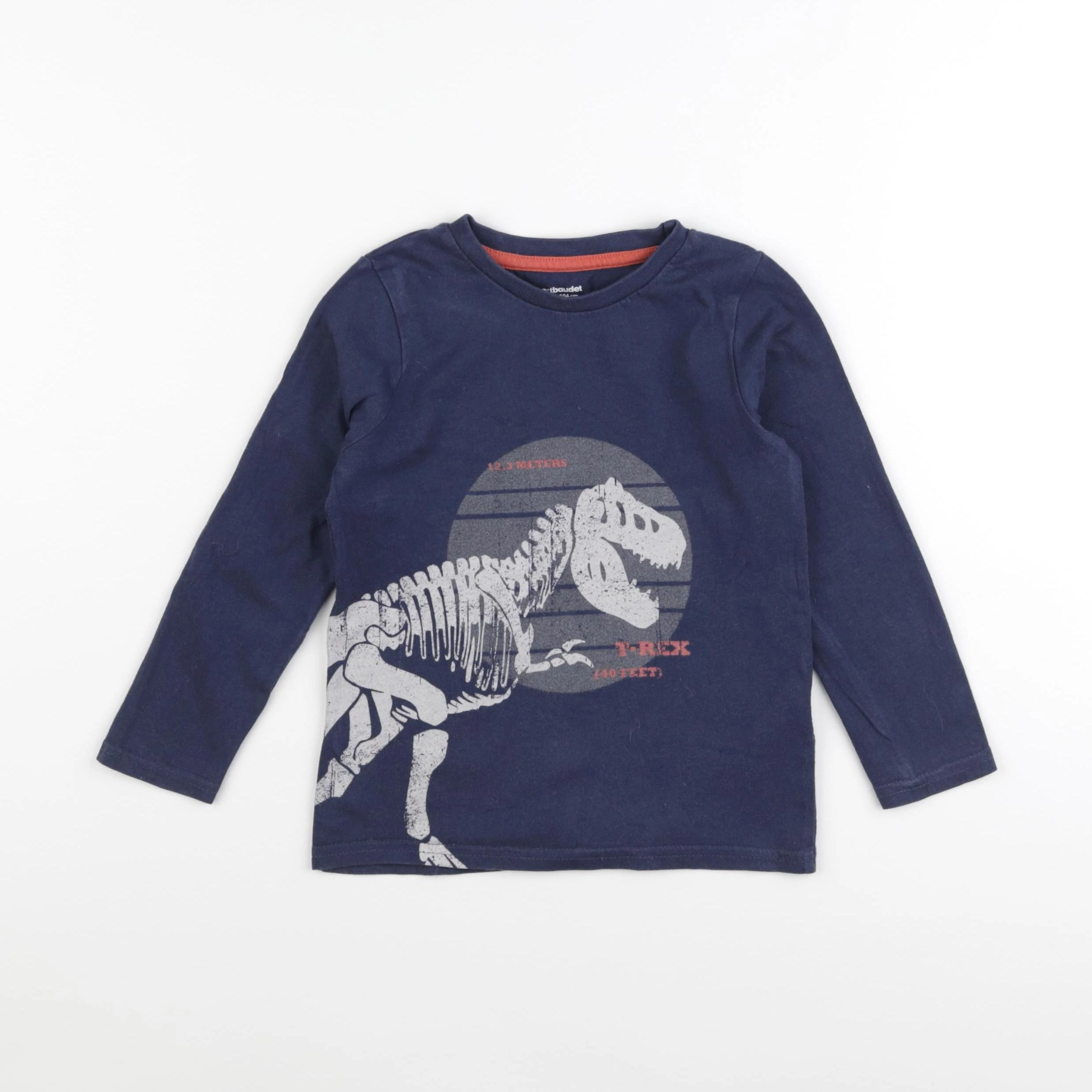 Vertbaudet - tee-shirt bleu - 4 ans
