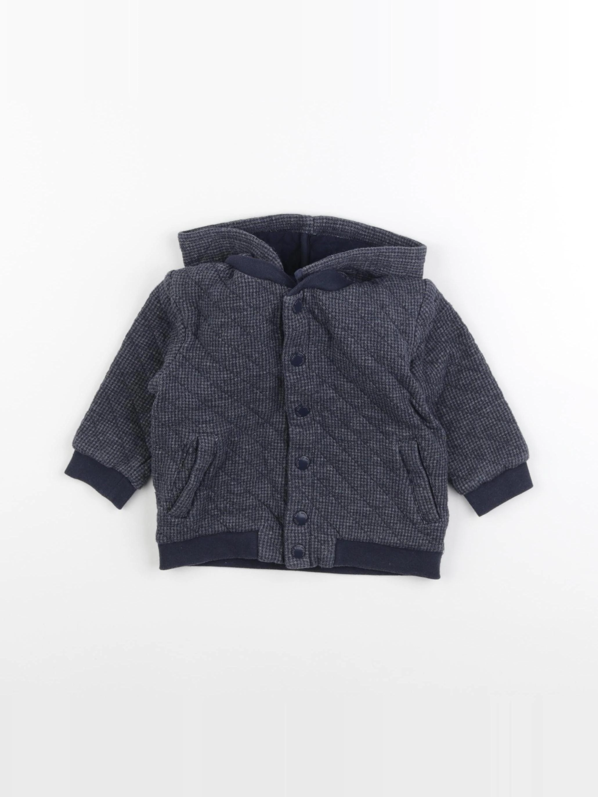 Tape à l'oeil - sweat bleu, gris - 18 mois