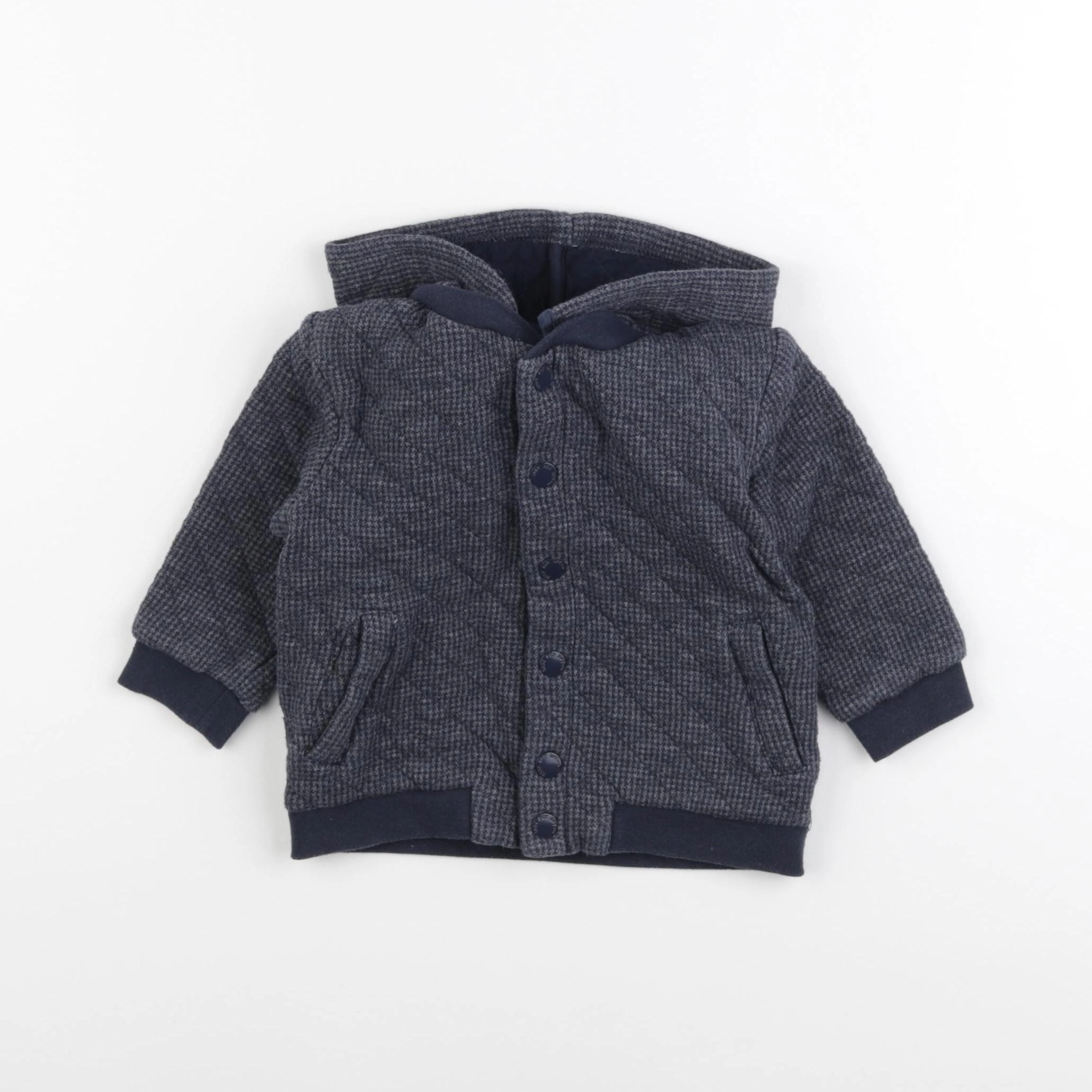 Tape à l'oeil - sweat bleu, gris - 18 mois