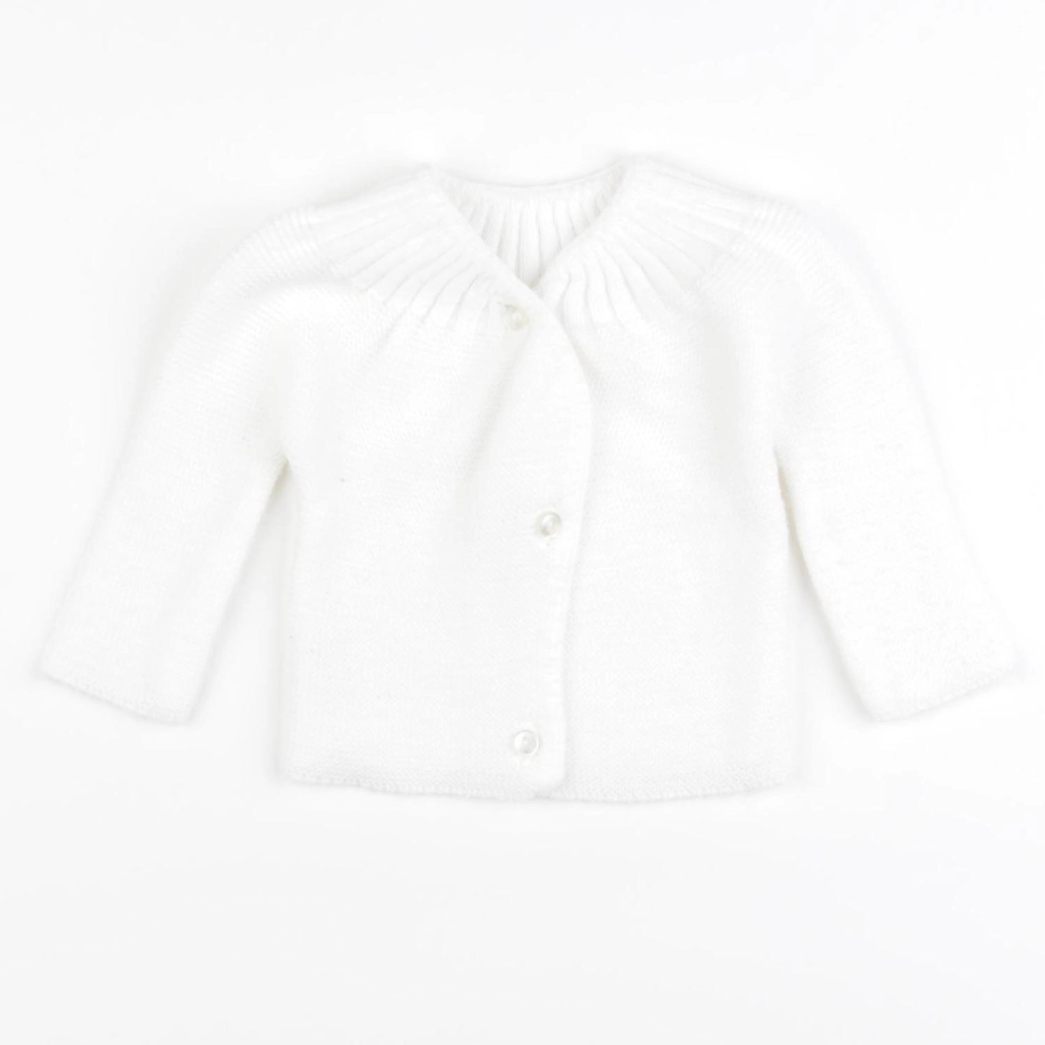Boutchou - gilet blanc - 3 mois