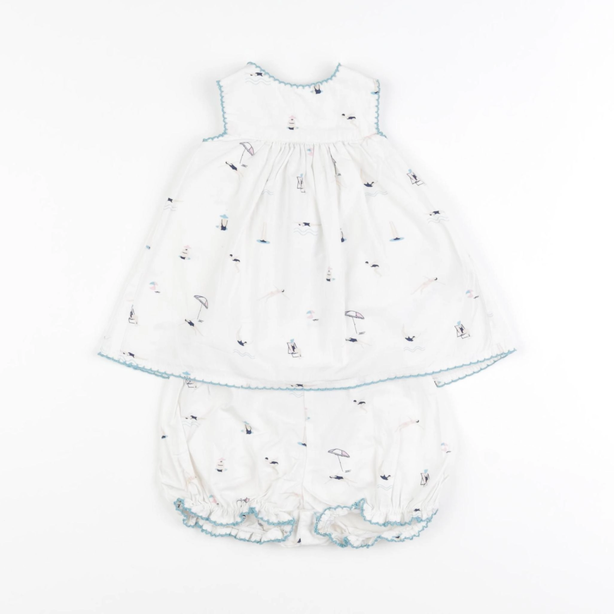 La Redoute - robe bleu - 6 mois