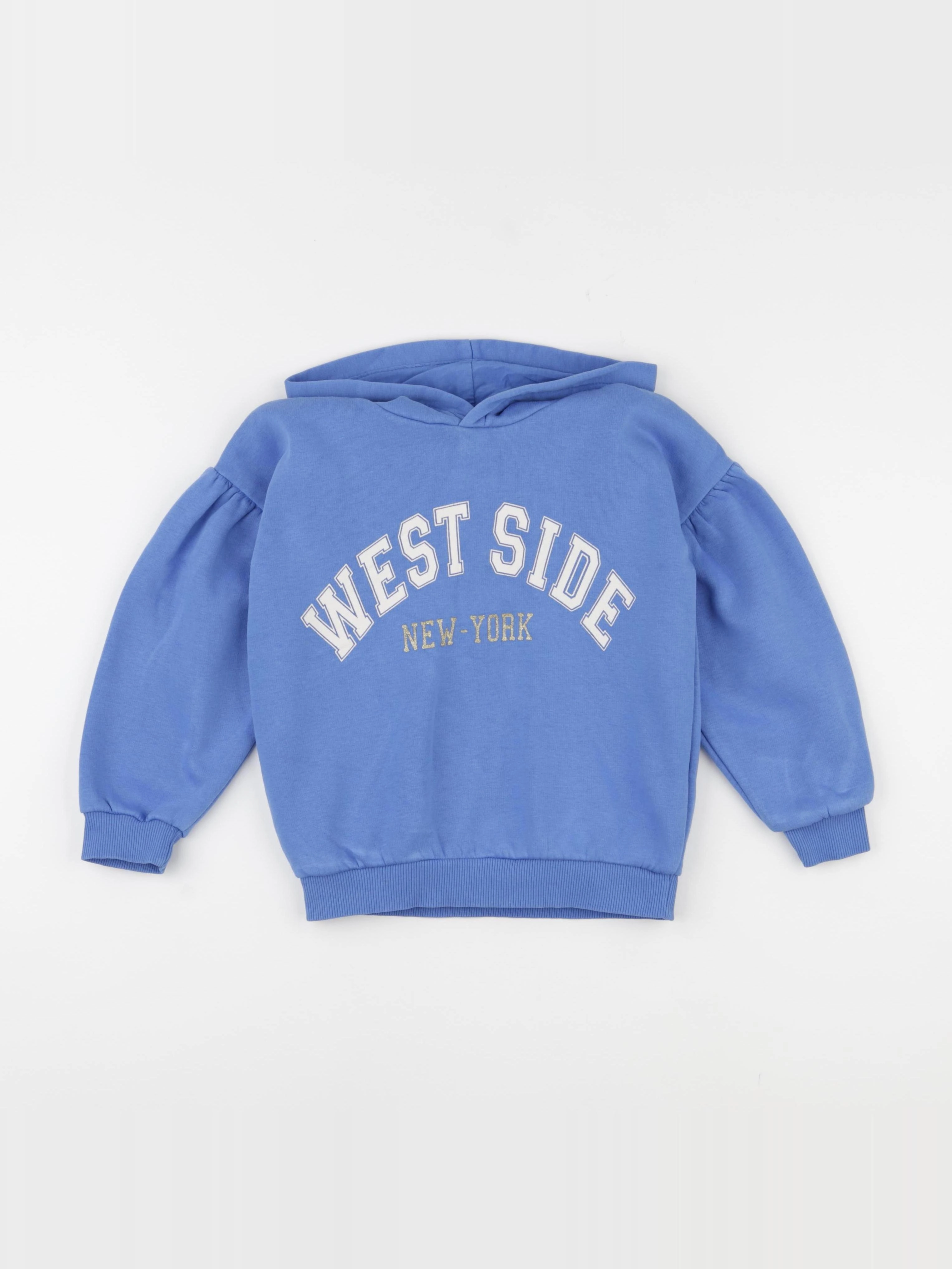 Tape à l'oeil - sweat bleu, or - 6 ans