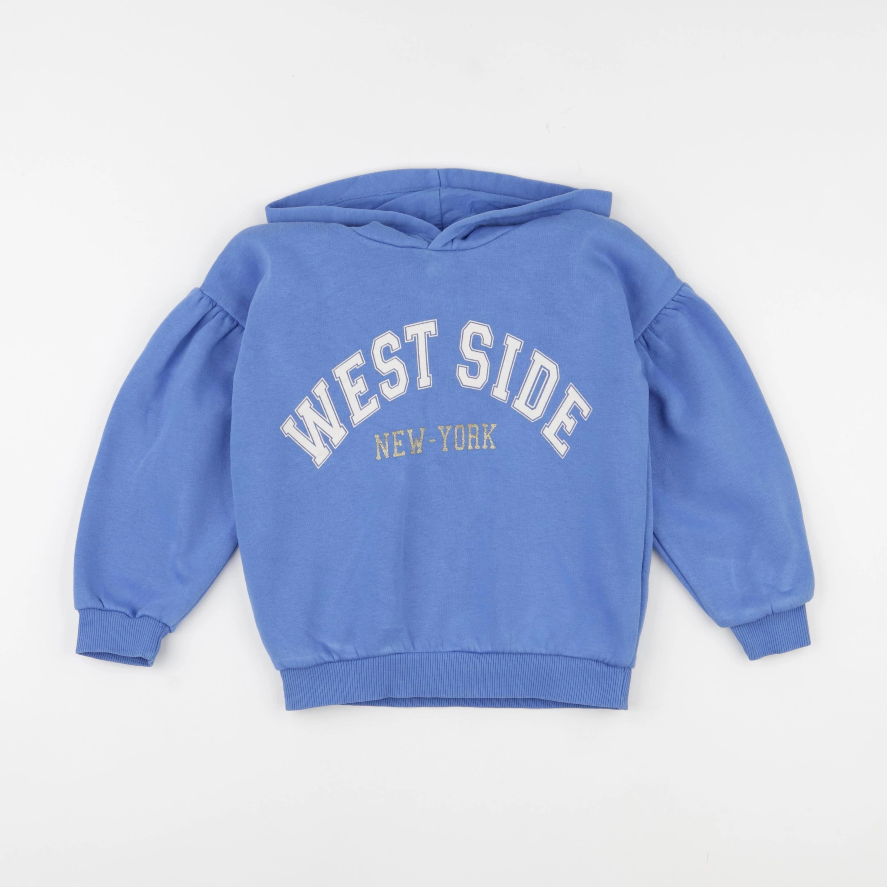 Tape à l'oeil - sweat bleu, or - 6 ans