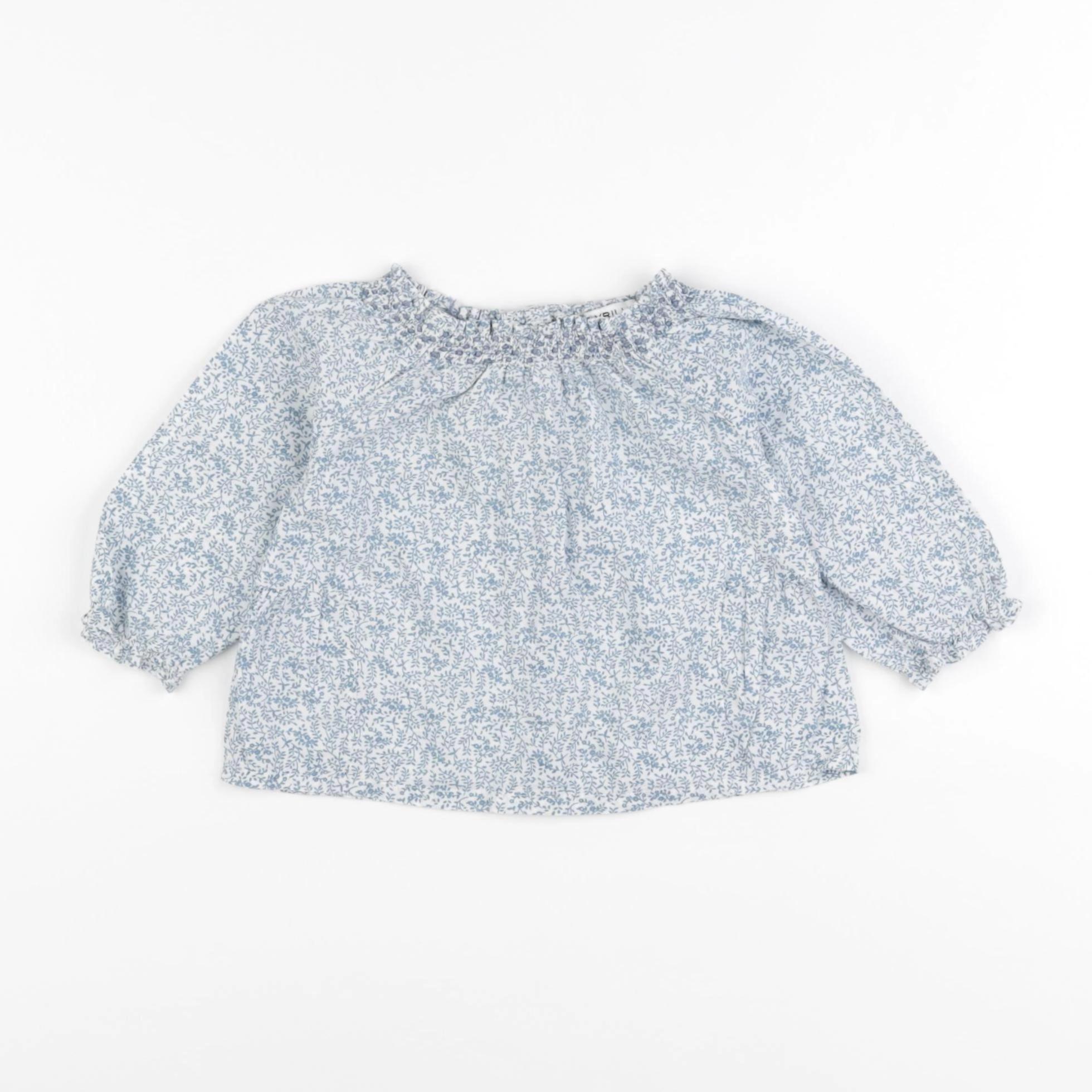 Cyrillus - blouse bleu - 3 mois