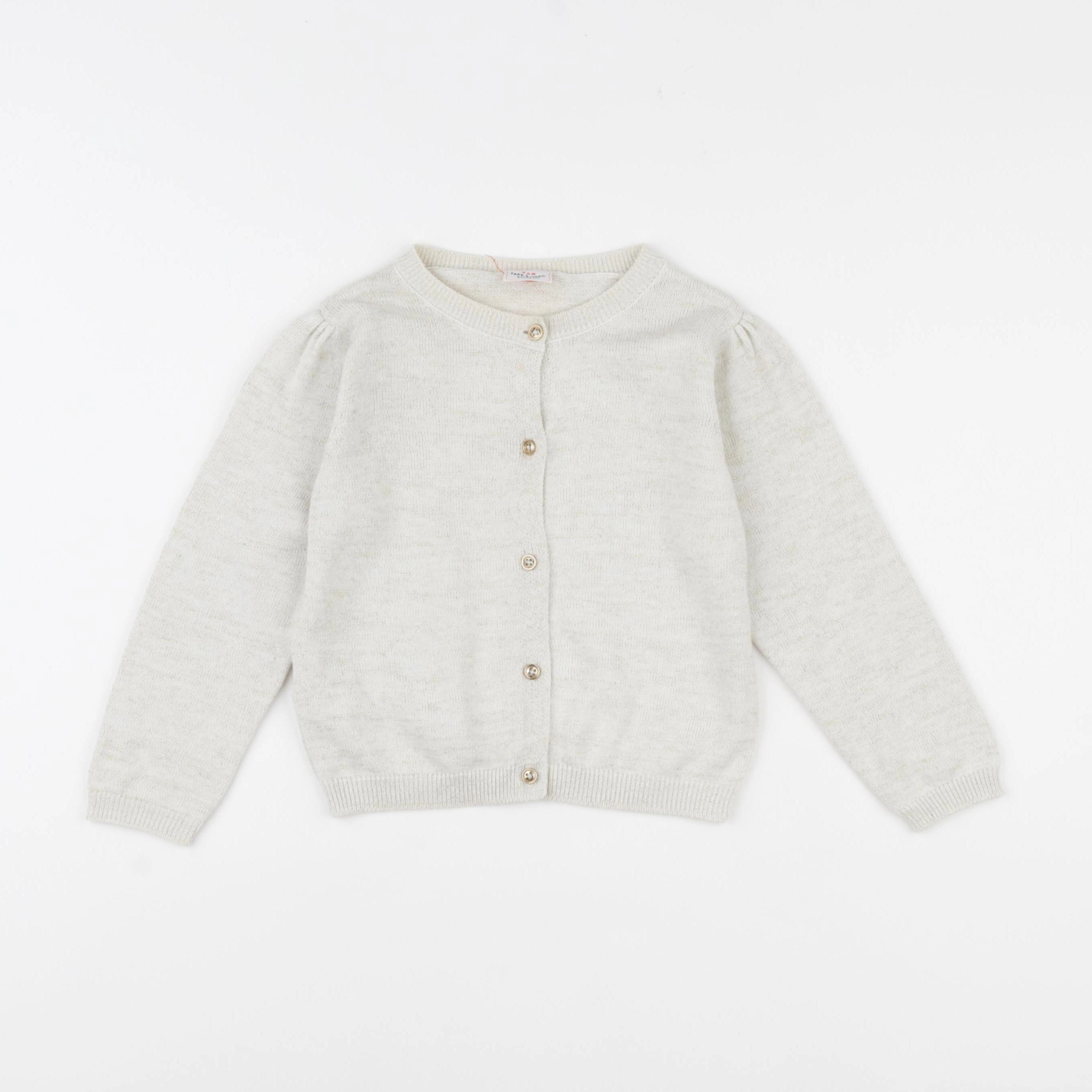 Tape à l'oeil - gilet beige, or - 3 ans
