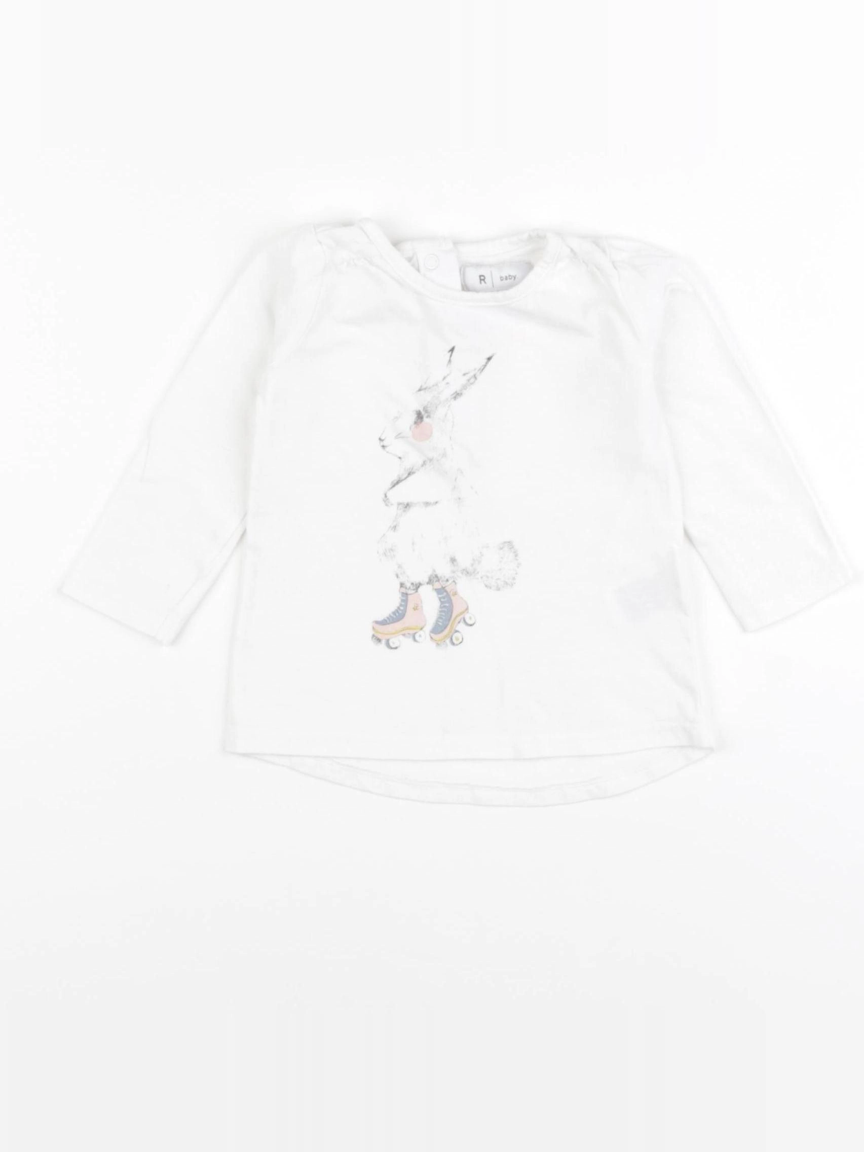 La Redoute - tee-shirt blanc - 6 mois
