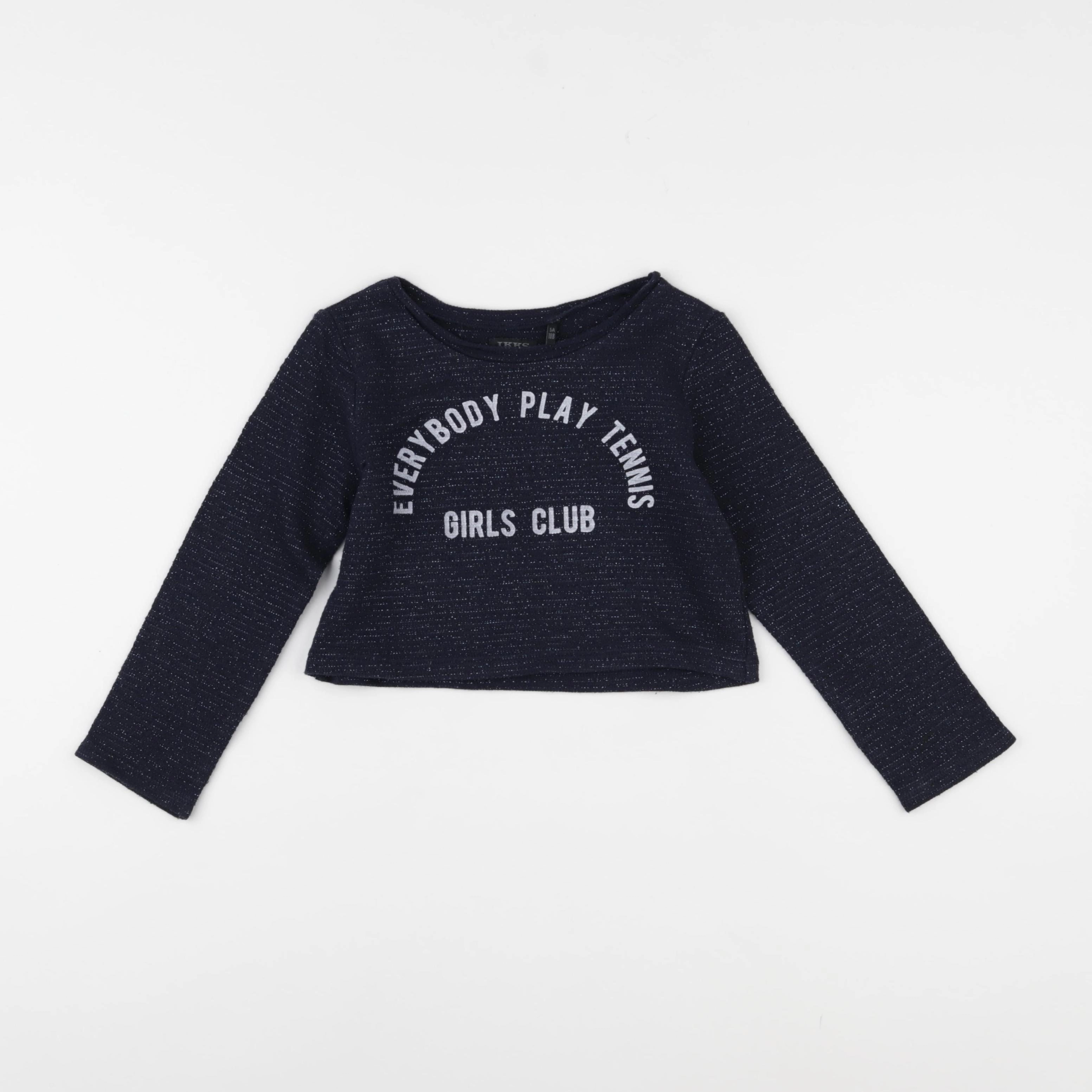 IKKS - pull bleu, argent - 5 ans