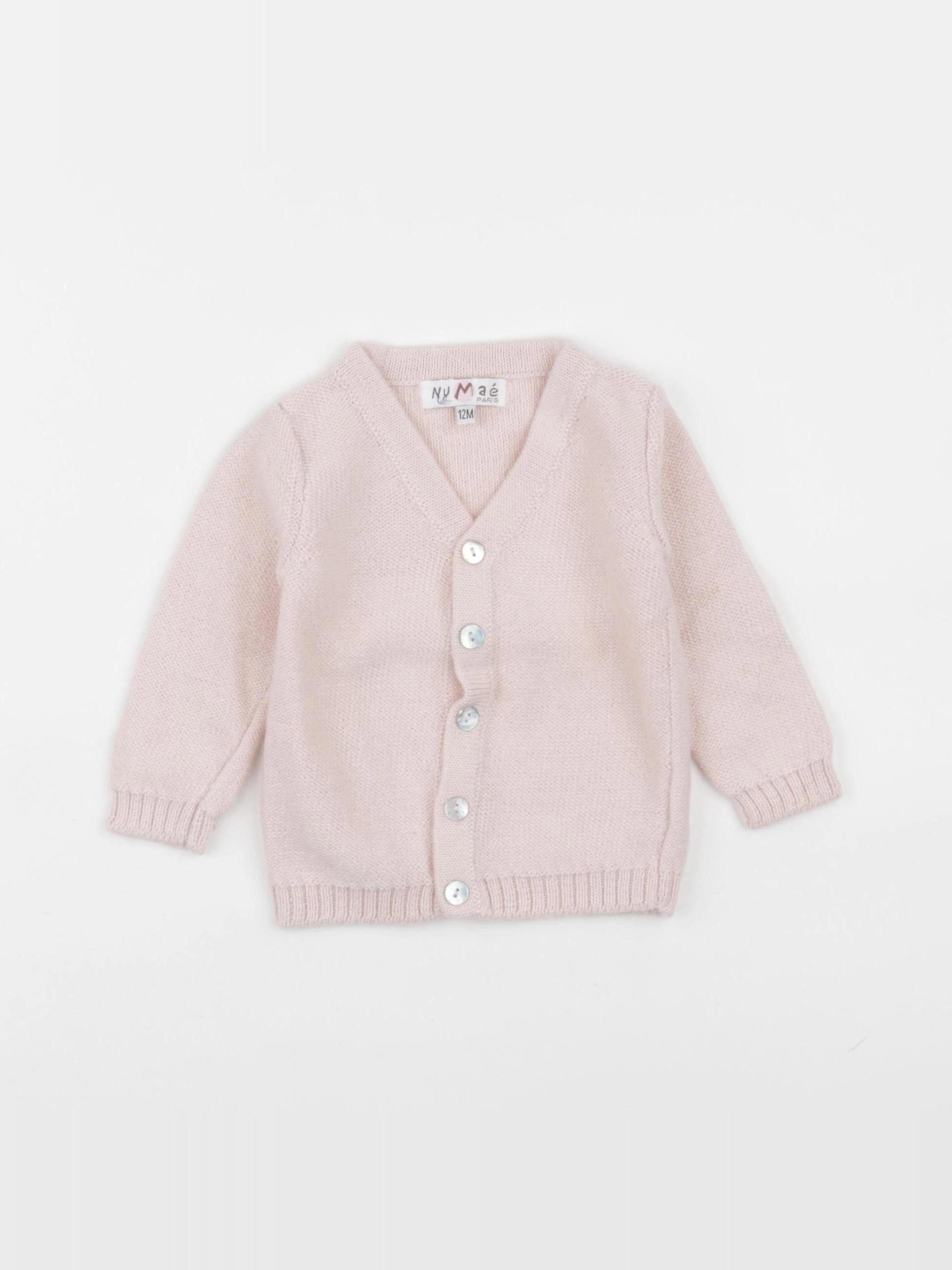 Numae - gilet rose - 12 mois