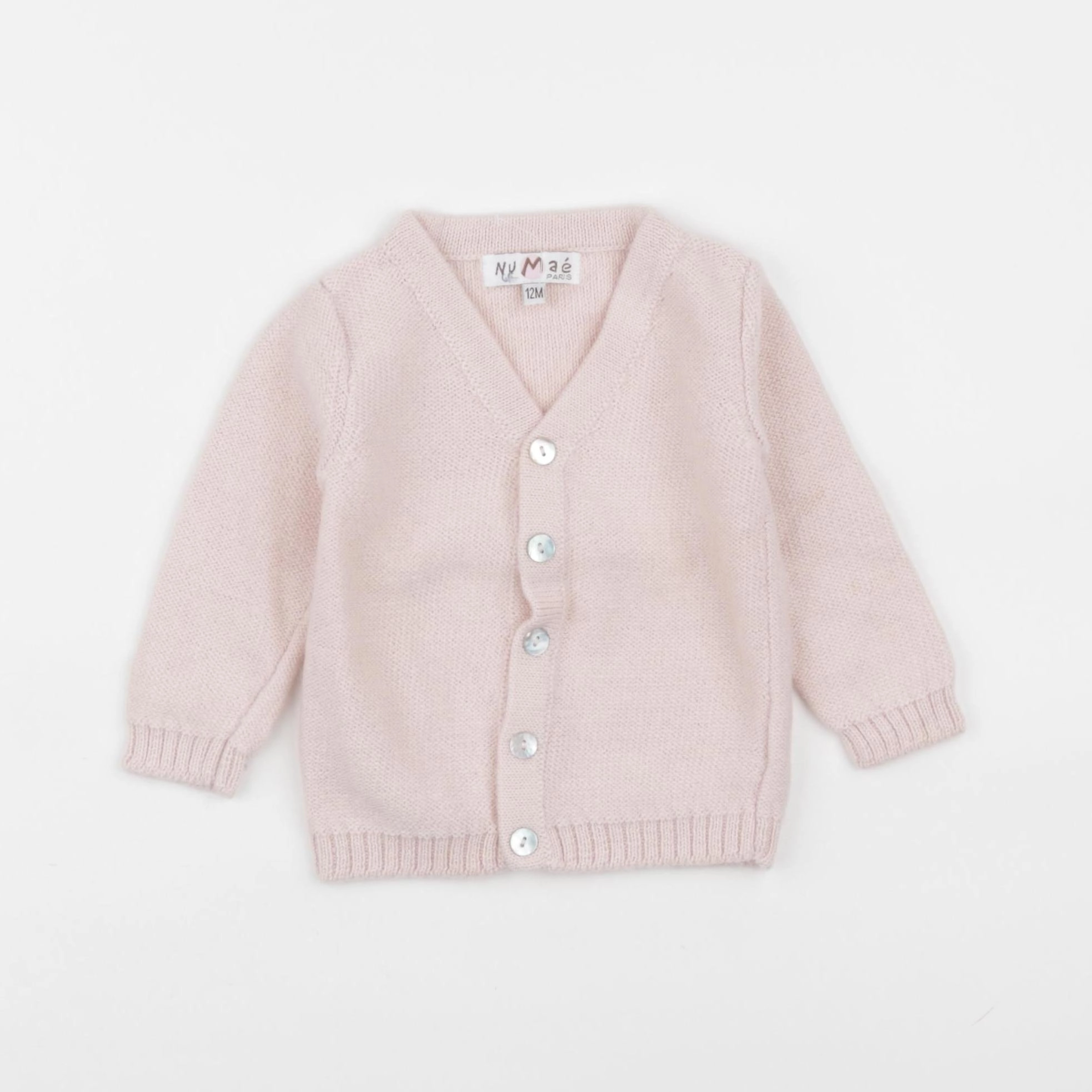 Numae - gilet rose - 12 mois