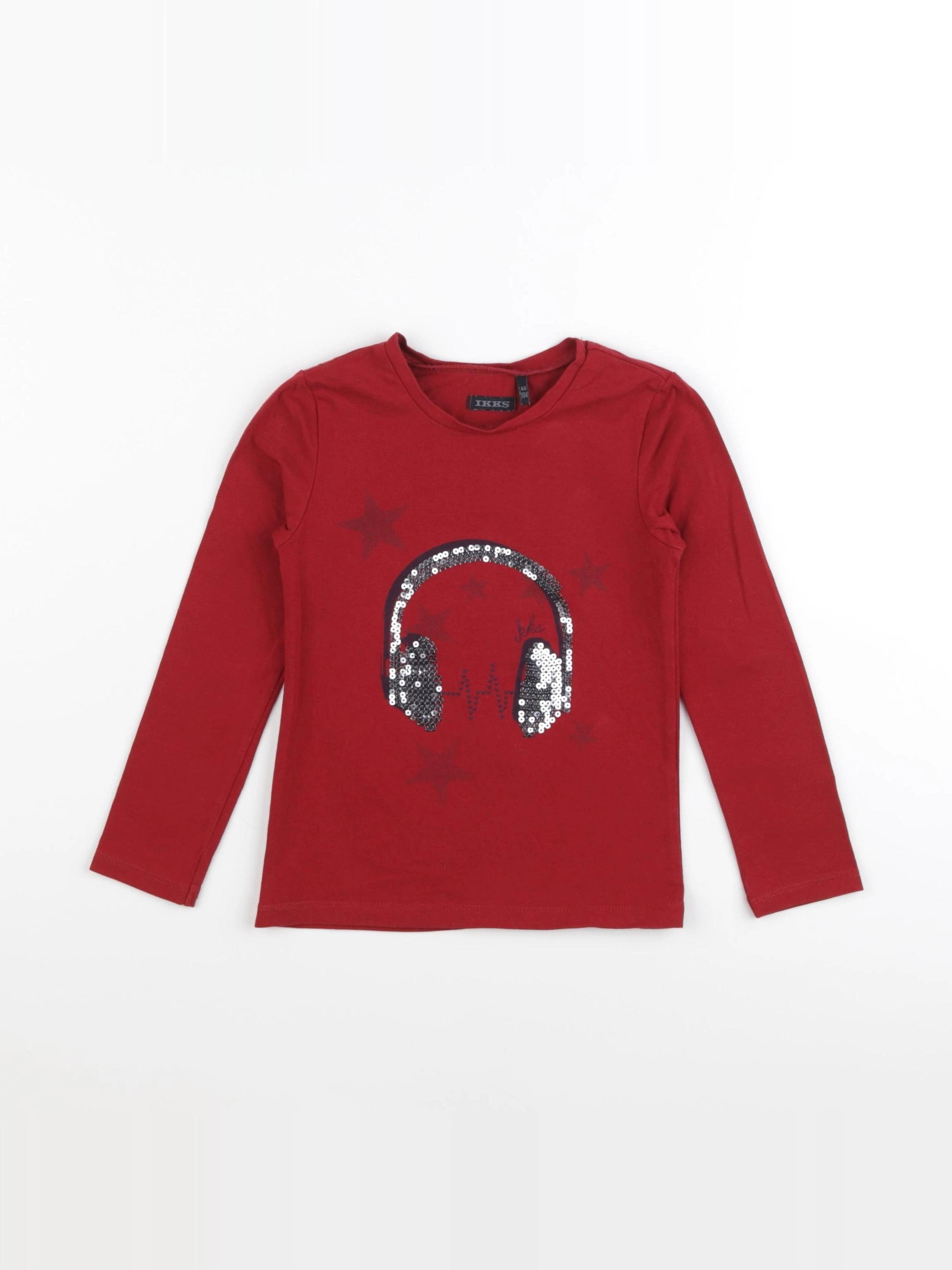 IKKS - tee-shirt rouge - 4 ans