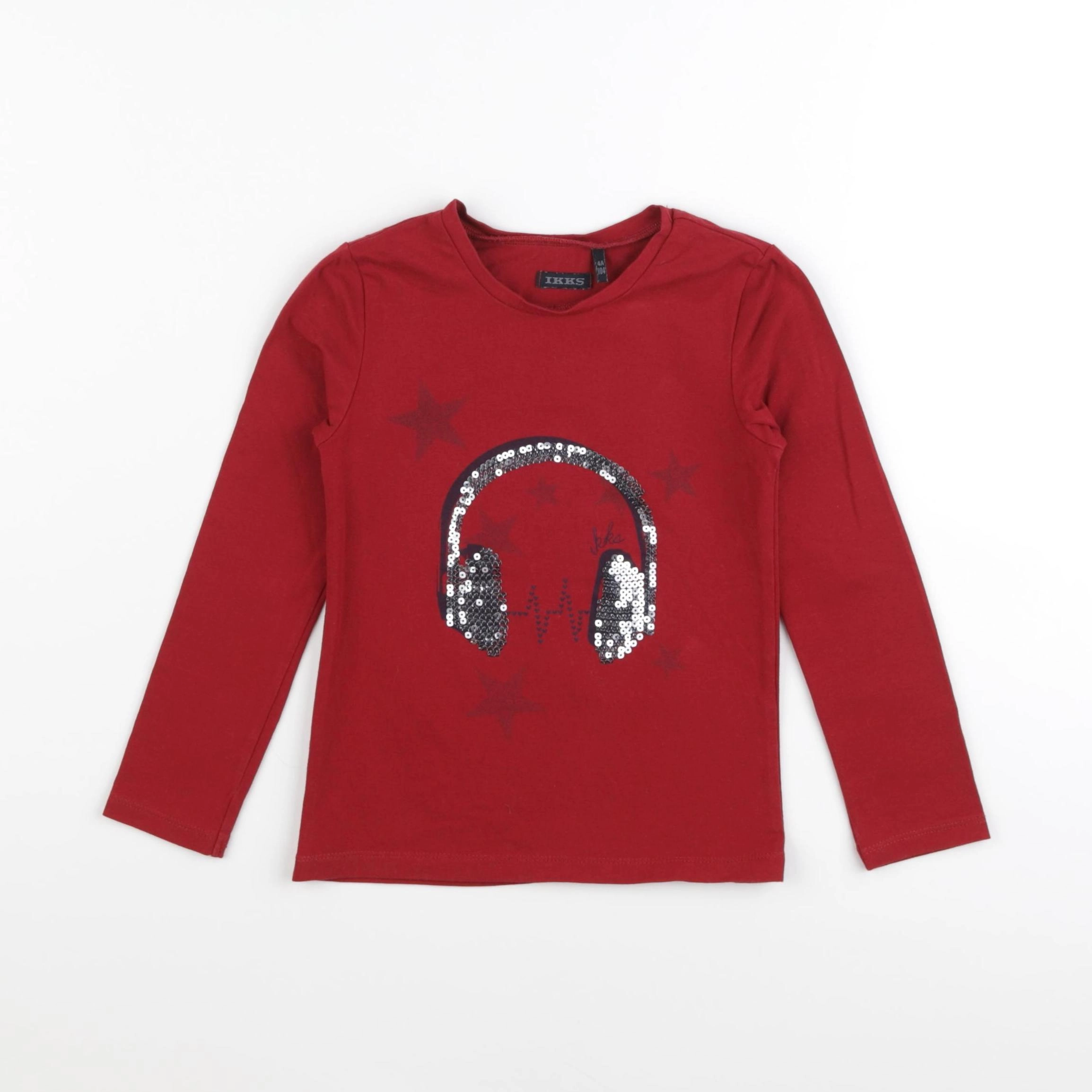 IKKS - tee-shirt rouge - 4 ans
