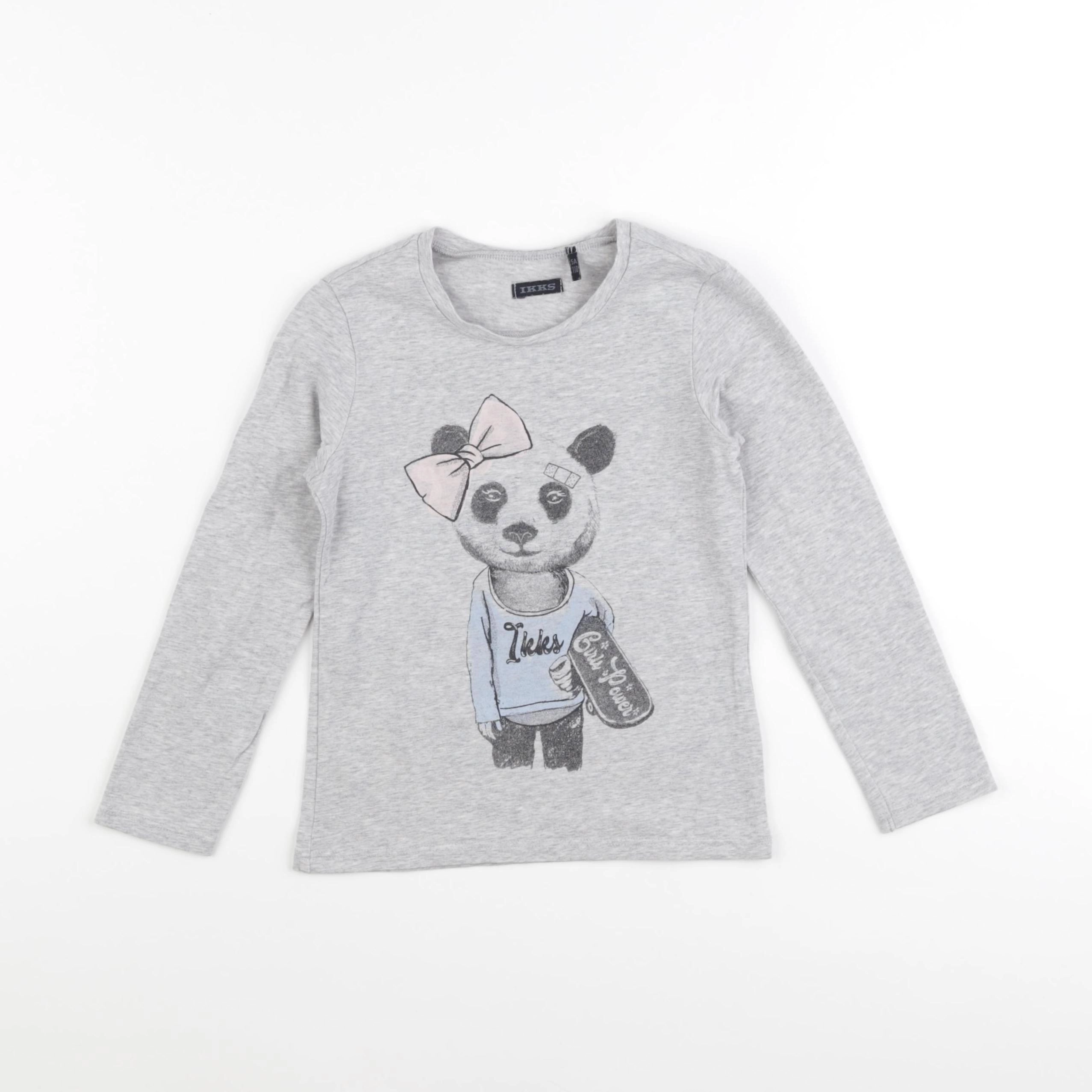 IKKS - tee-shirt gris - 5 ans